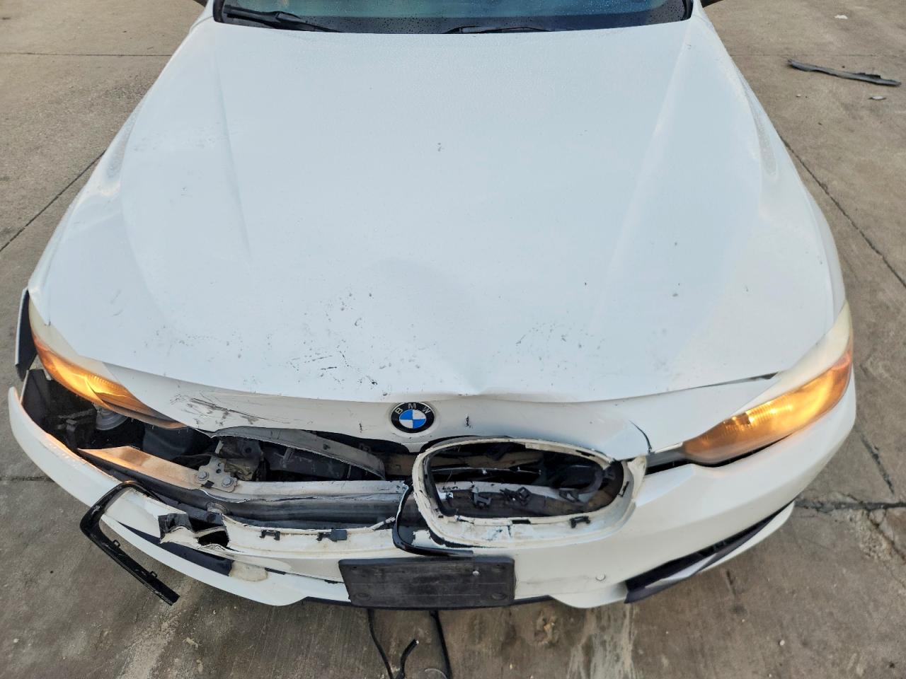 2015 Bmw 328 I Sulev White vin: WBA3C1G51FNR50212