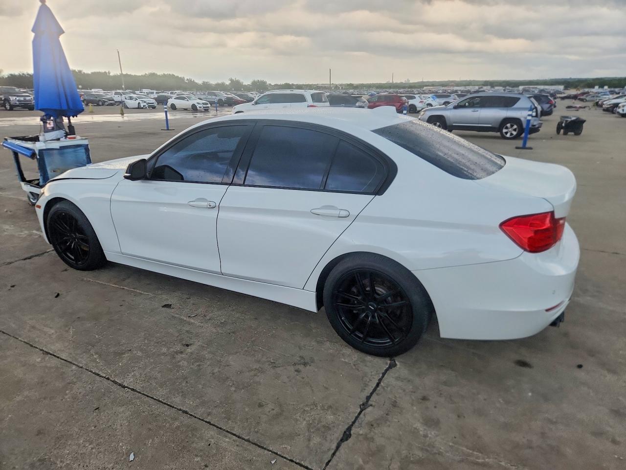 2015 Bmw 328 I Sulev White vin: WBA3C1G51FNR50212