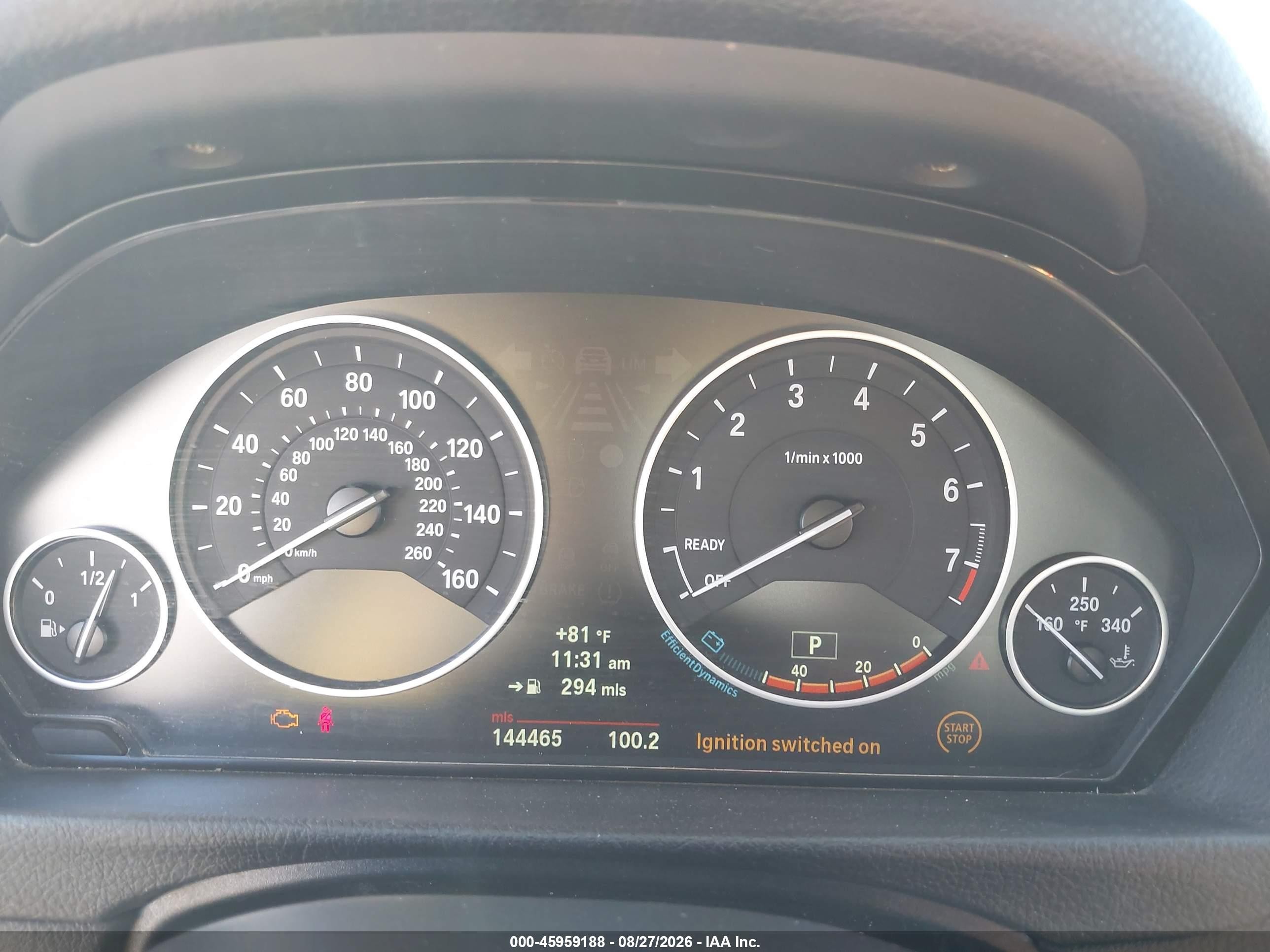 2013 Bmw 328i   Gray vin: WBA3C1G52DNR46103