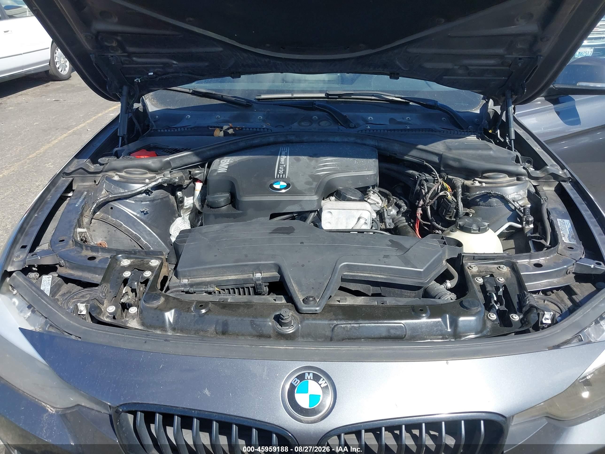 2013 Bmw 328i   Gray vin: WBA3C1G52DNR46103