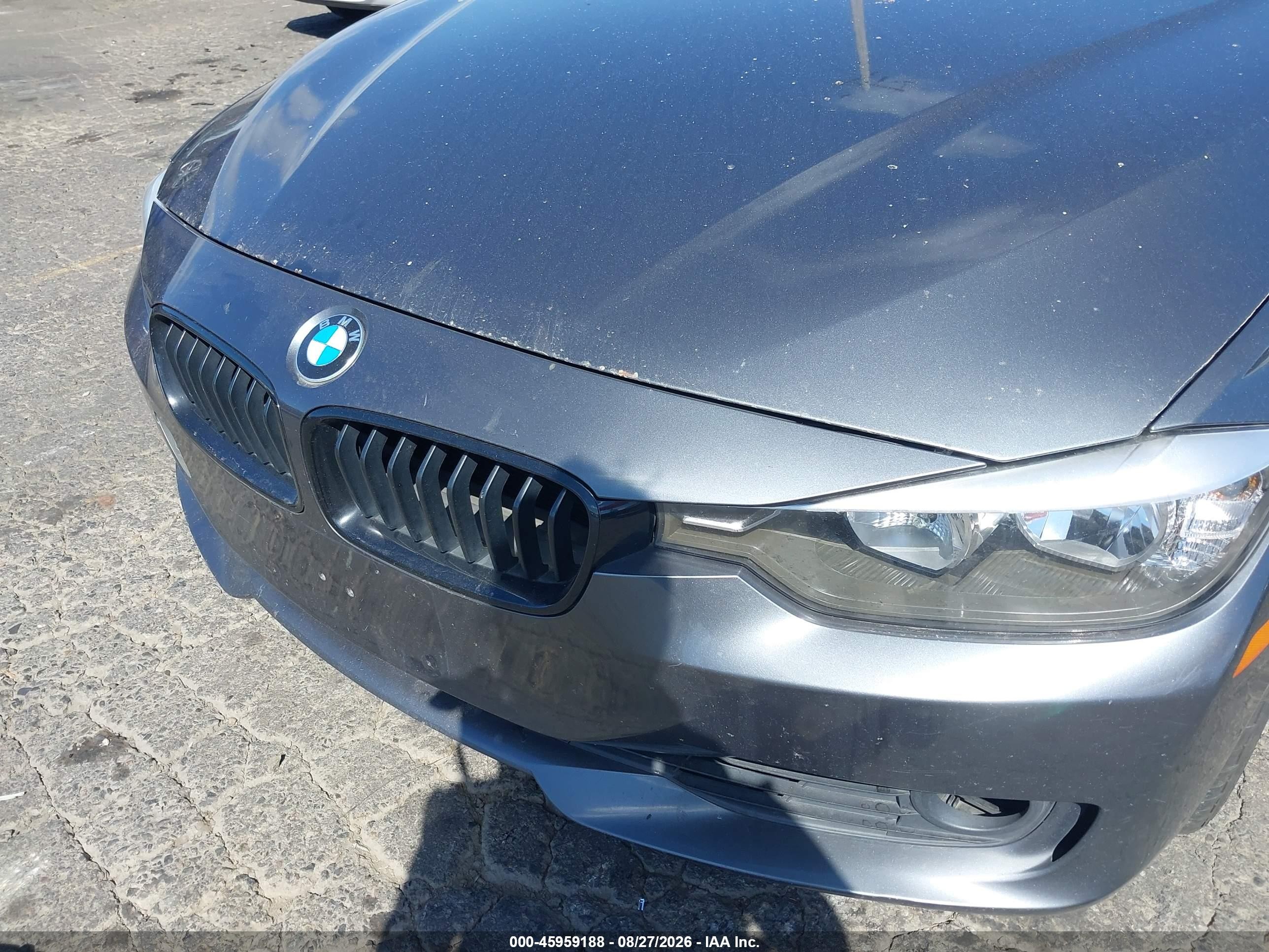 2013 Bmw 328i   Gray vin: WBA3C1G52DNR46103