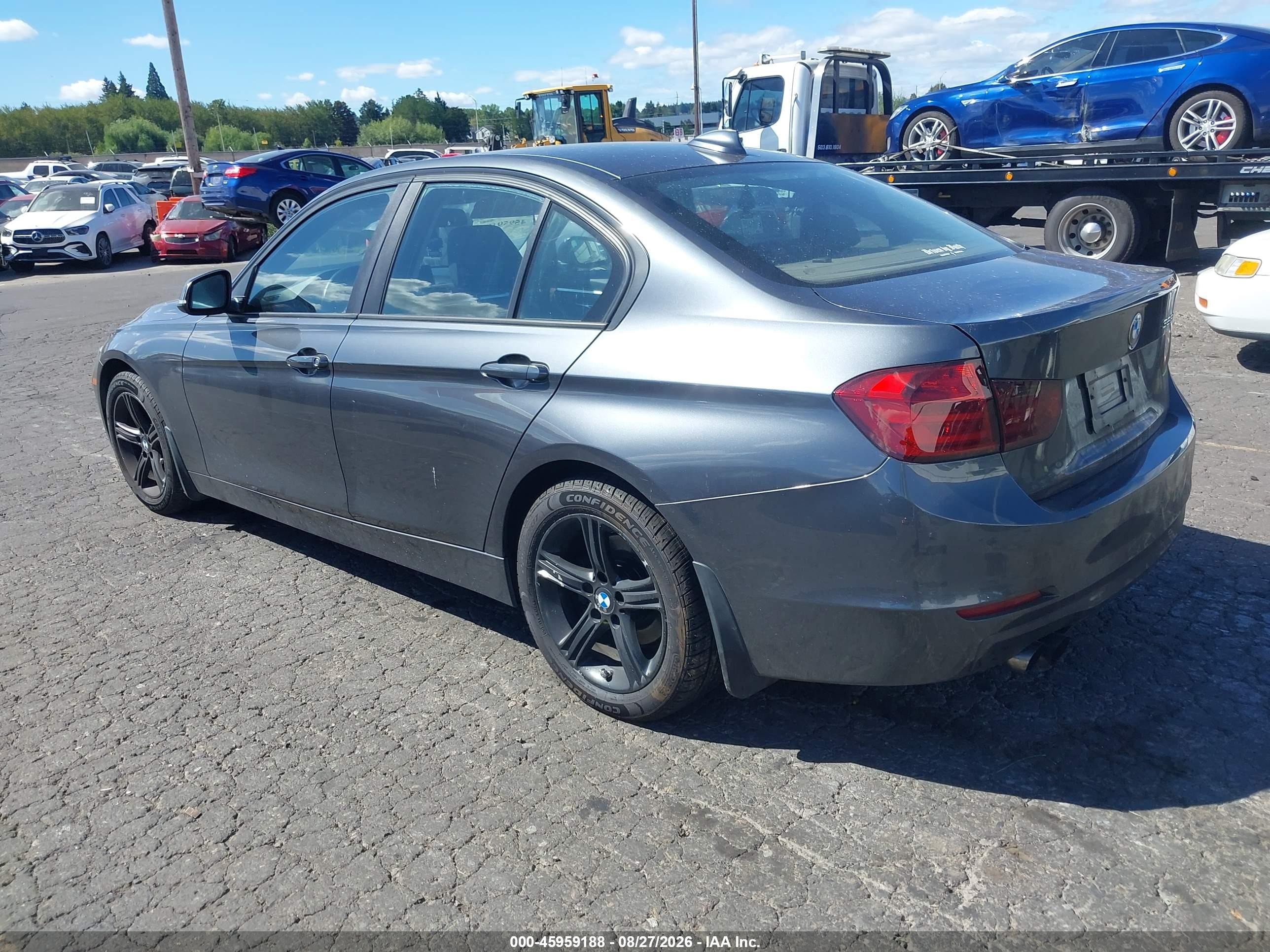 2013 Bmw 328i   Gray vin: WBA3C1G52DNR46103