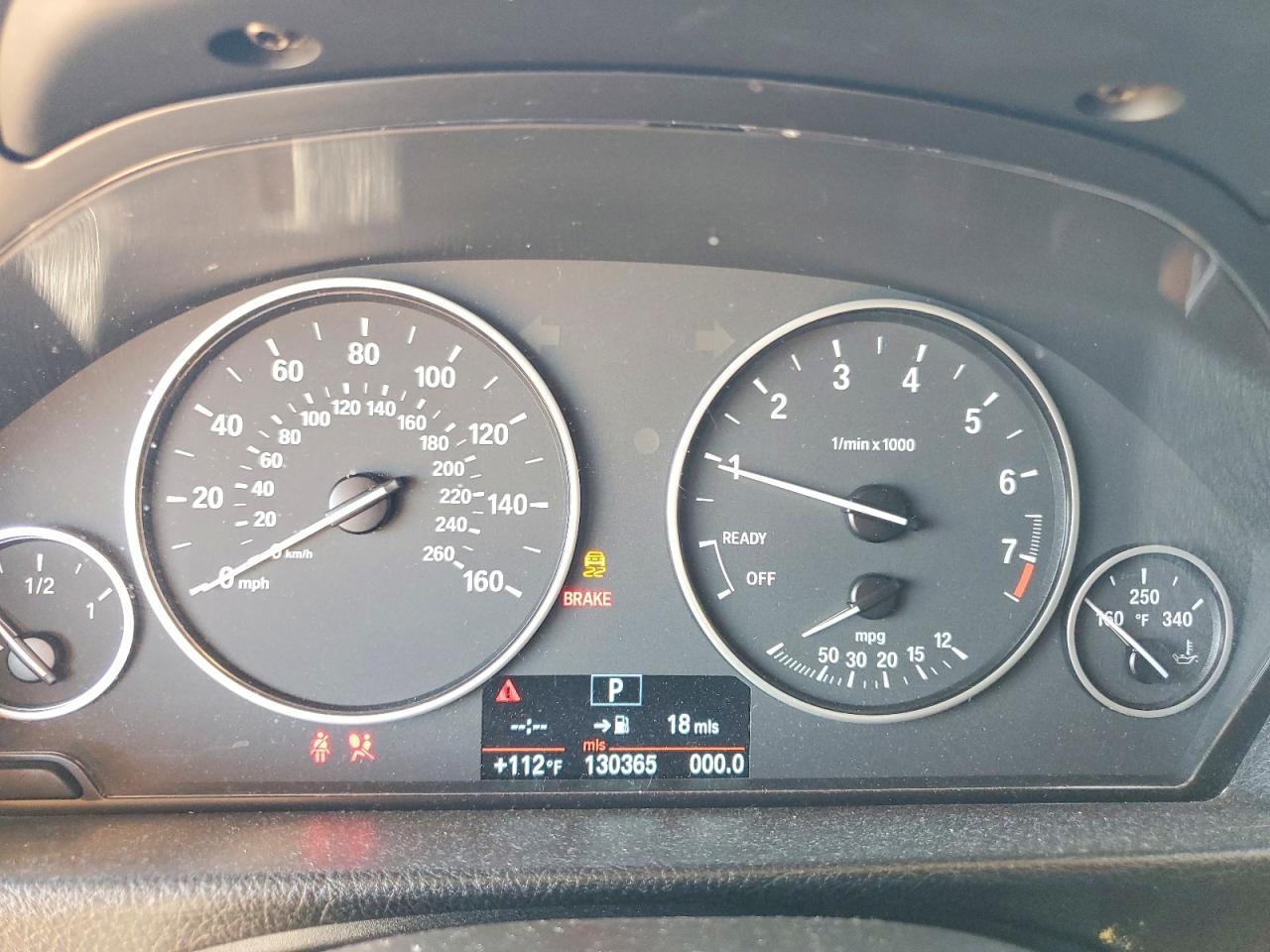2013 Bmw 328 I Sulev Белый vin: WBA3C1G52DNR46568