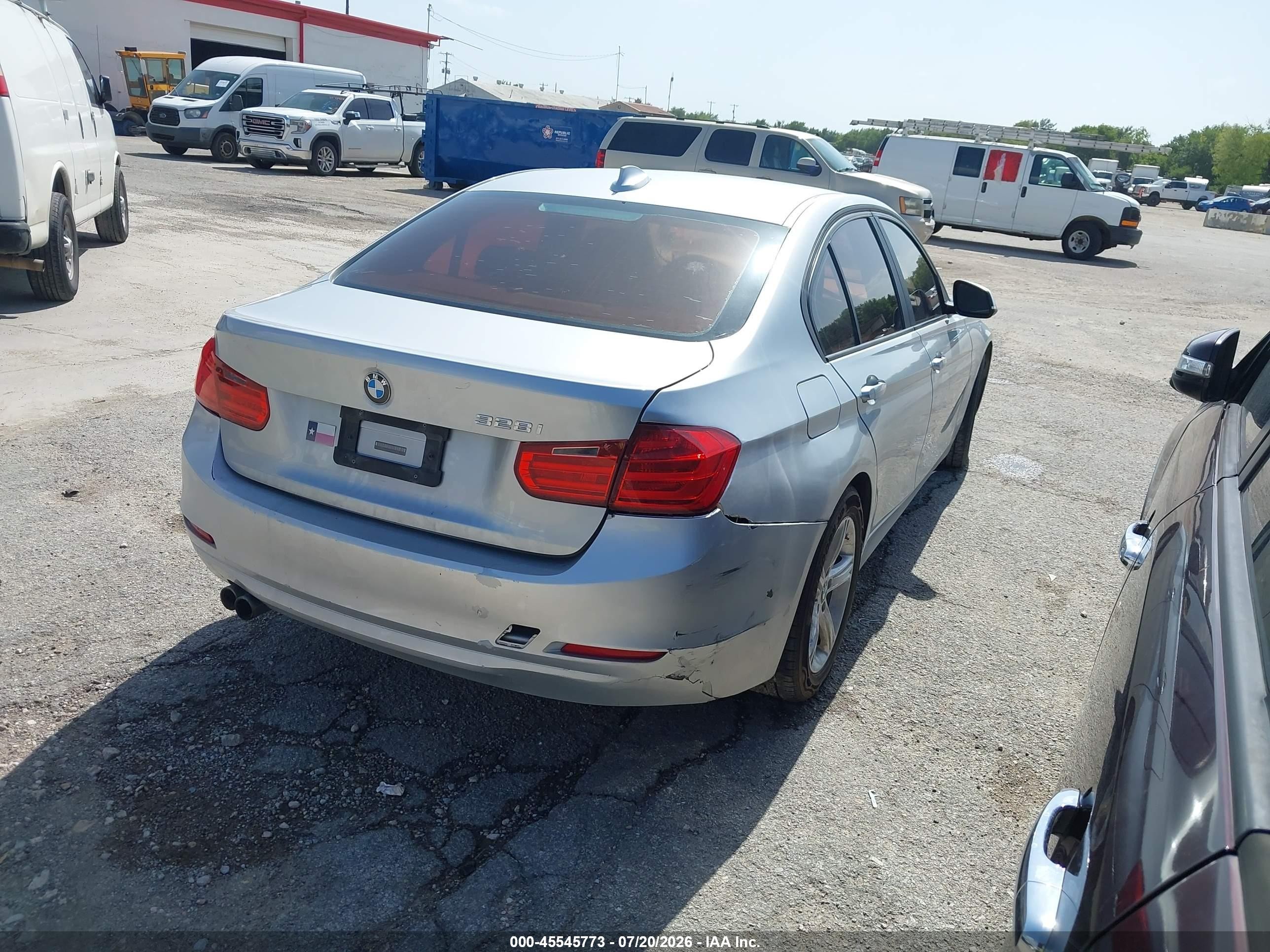 2013 Bmw 328i   Silver vin: WBA3C1G52DNR49308