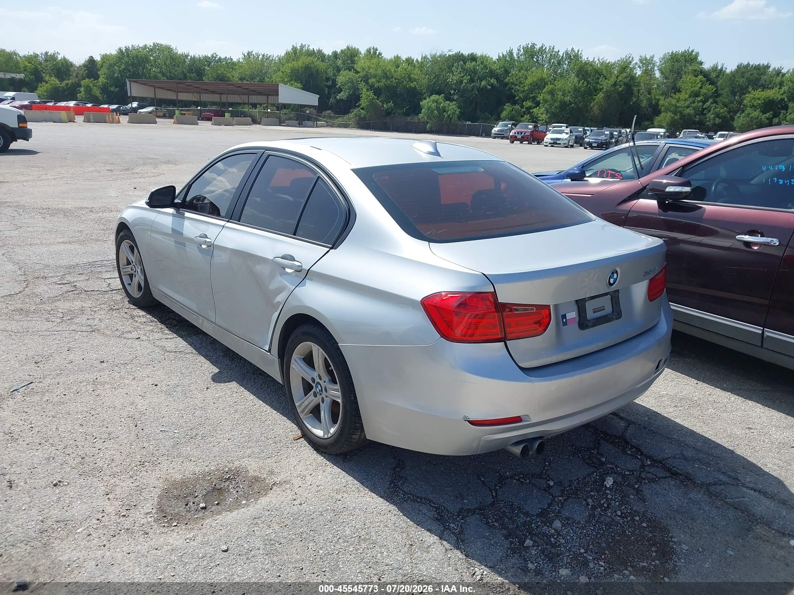 2013 Bmw 328i   Silver vin: WBA3C1G52DNR49308