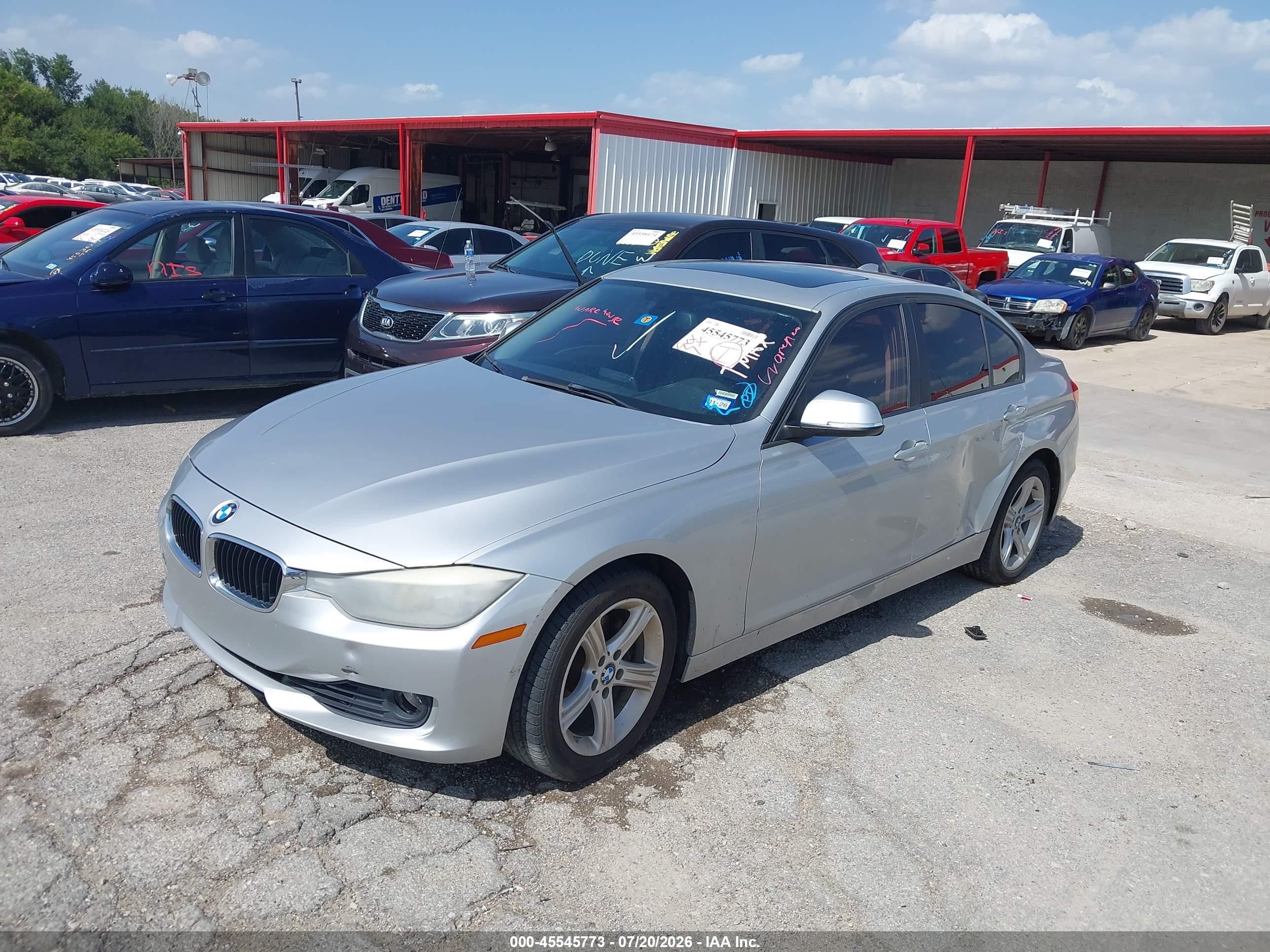 2013 Bmw 328i   Silver vin: WBA3C1G52DNR49308
