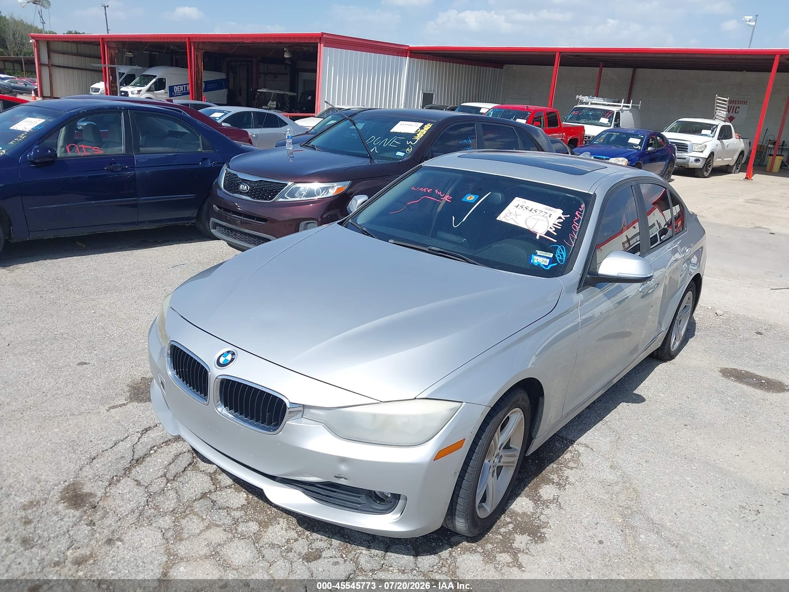 2013 Bmw 328i   Silver vin: WBA3C1G52DNR49308