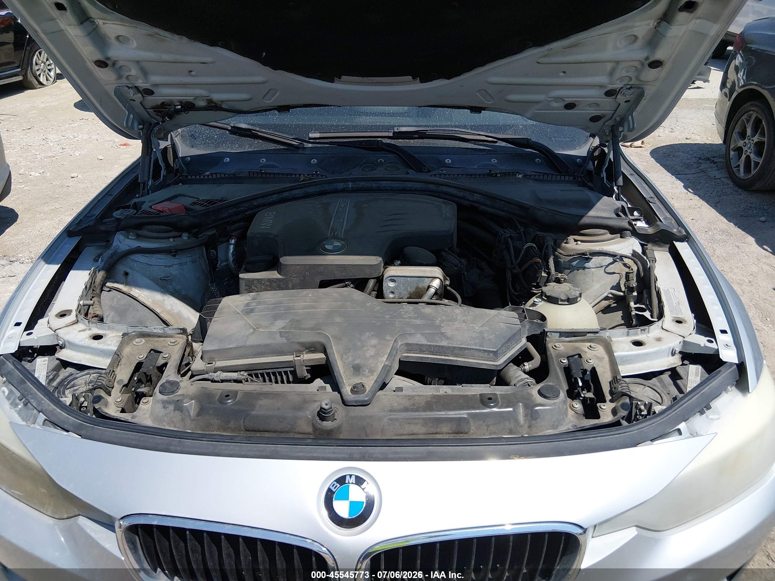 2013 Bmw 328i   Silver vin: WBA3C1G52DNR49308