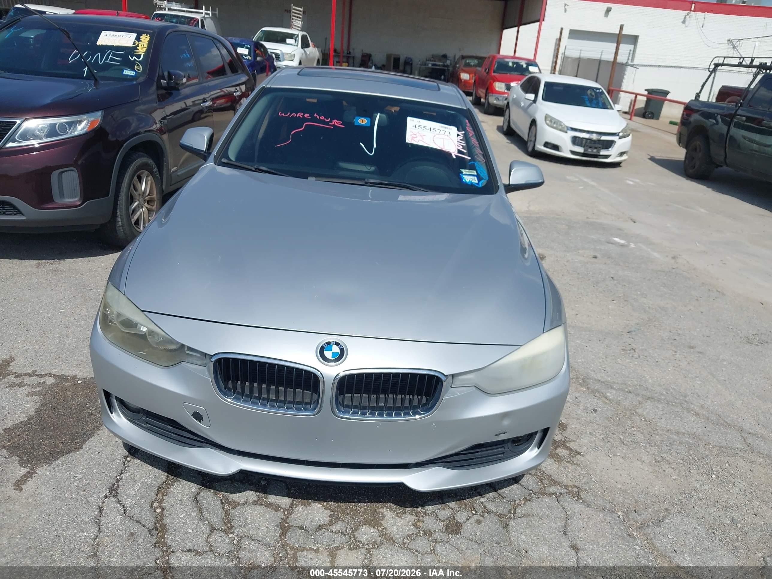 2013 Bmw 328i   Silver vin: WBA3C1G52DNR49308