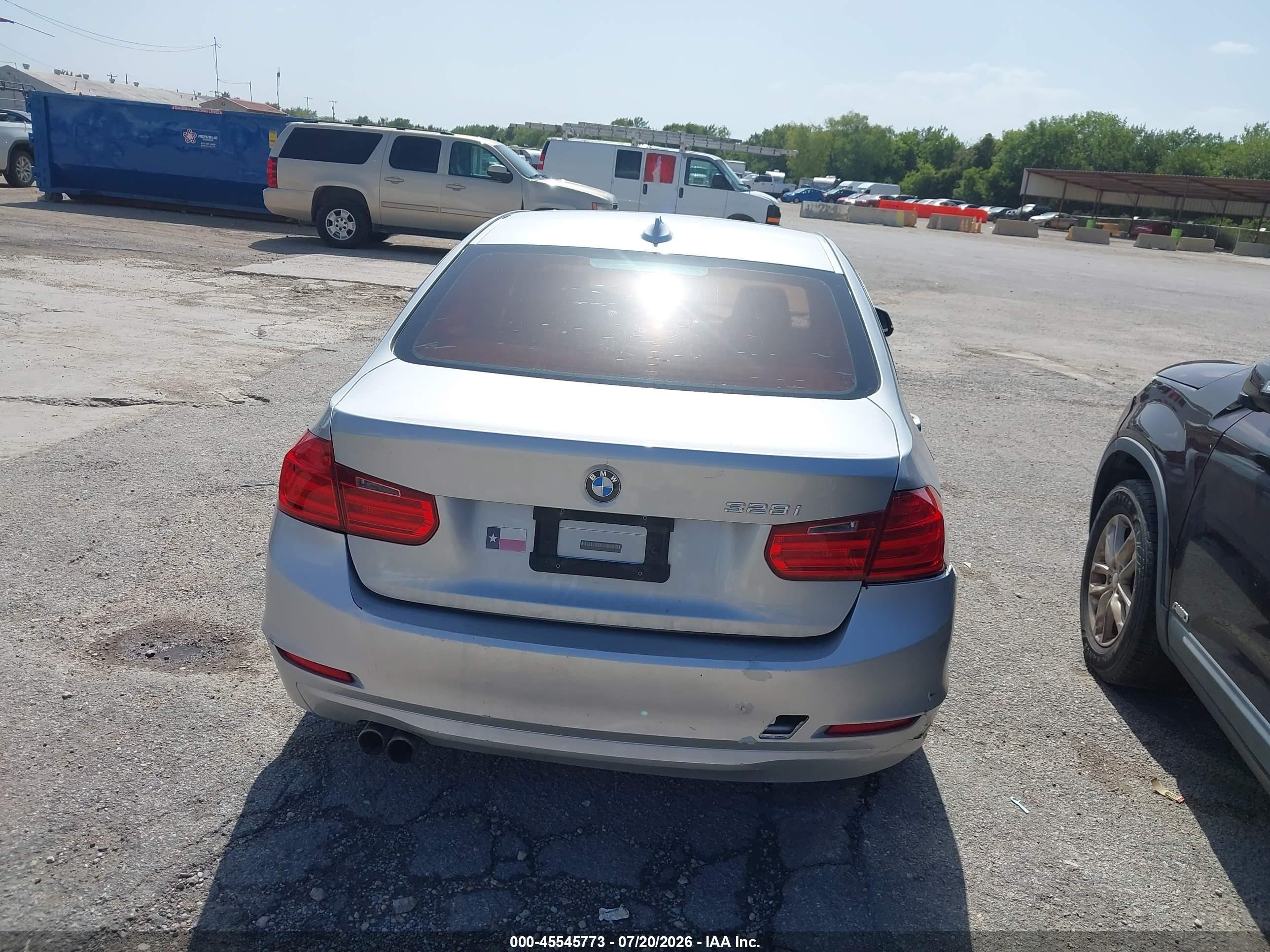 2013 Bmw 328i   Silver vin: WBA3C1G52DNR49308