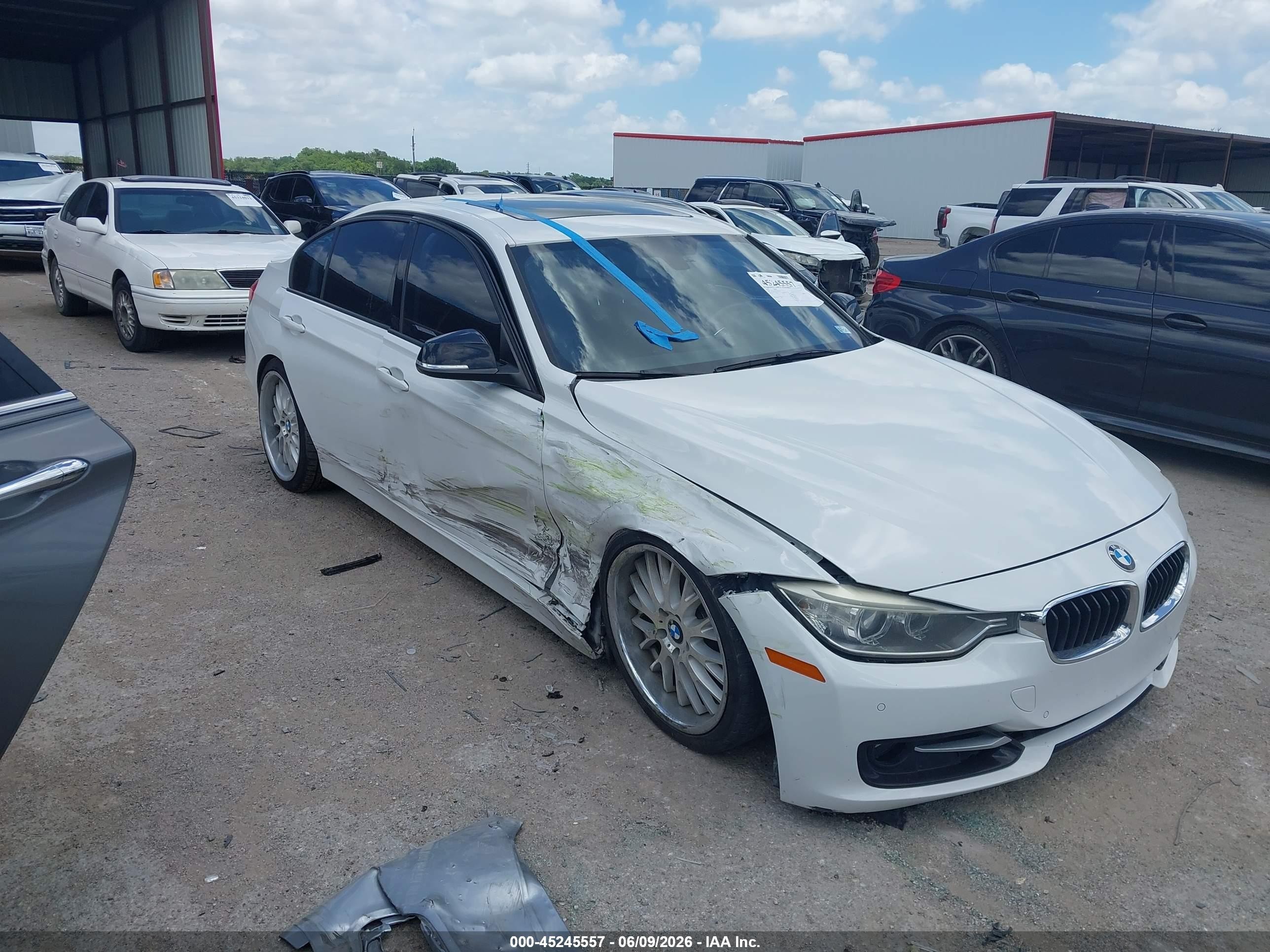 2013 Bmw 328i   Белый vin: WBA3C1G53DNR44506