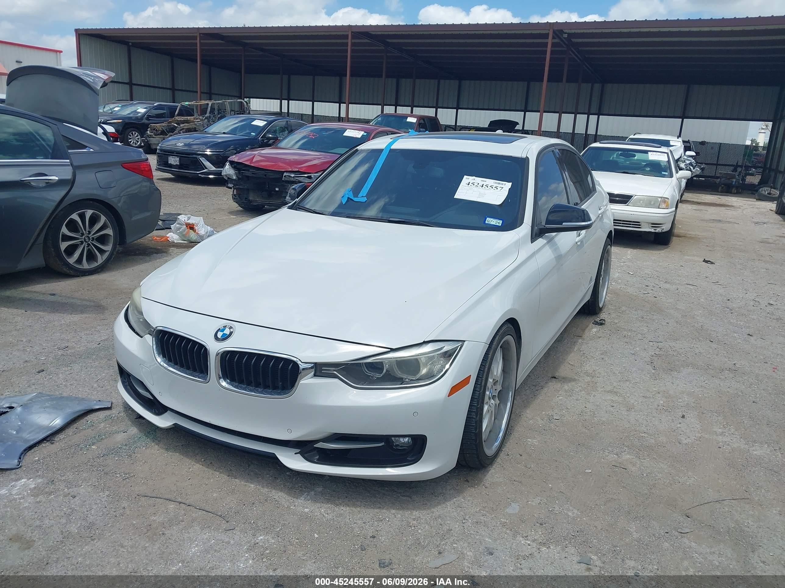 2013 Bmw 328i   Белый vin: WBA3C1G53DNR44506