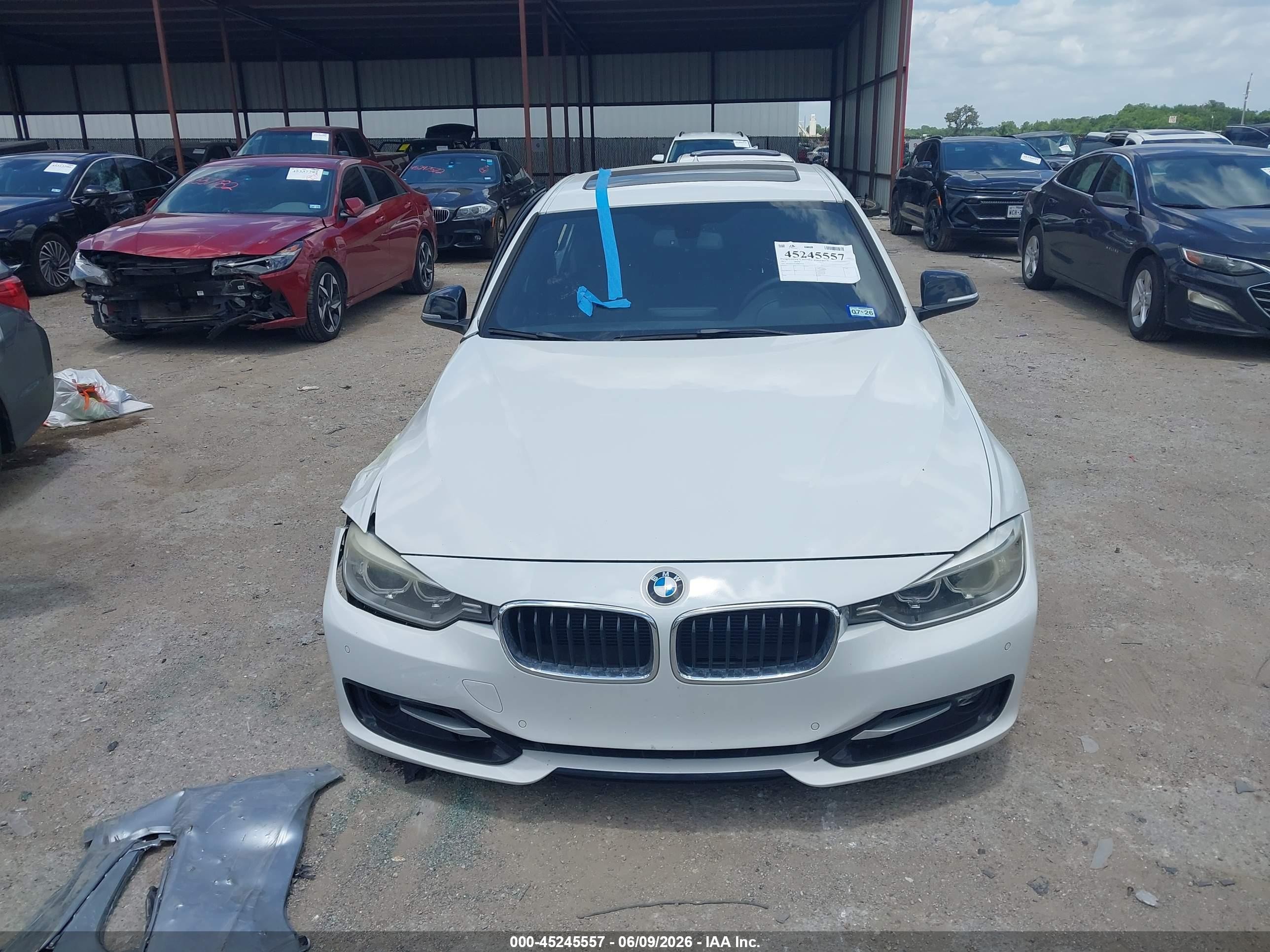 2013 Bmw 328i   Белый vin: WBA3C1G53DNR44506