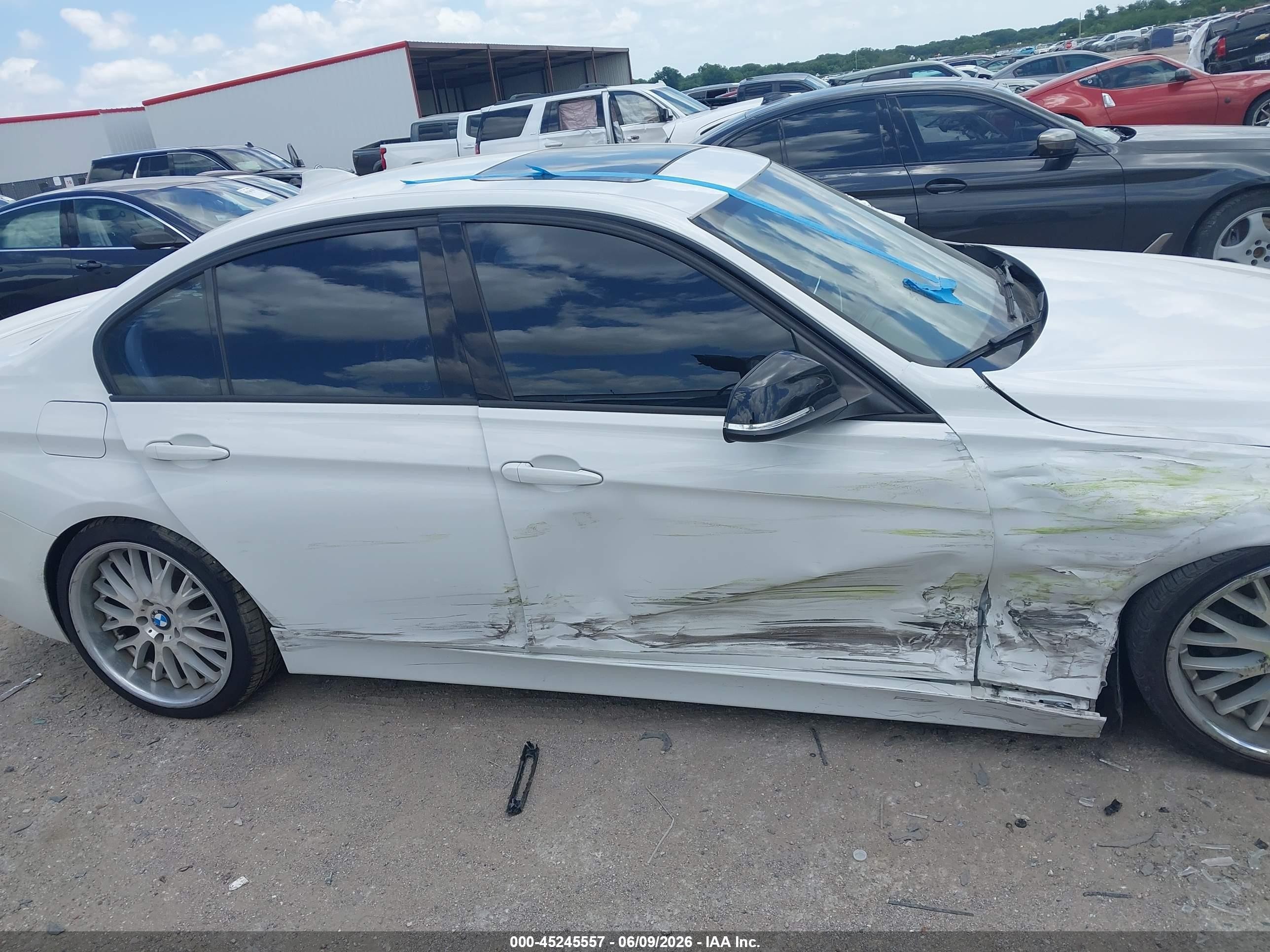 2013 Bmw 328i   Белый vin: WBA3C1G53DNR44506