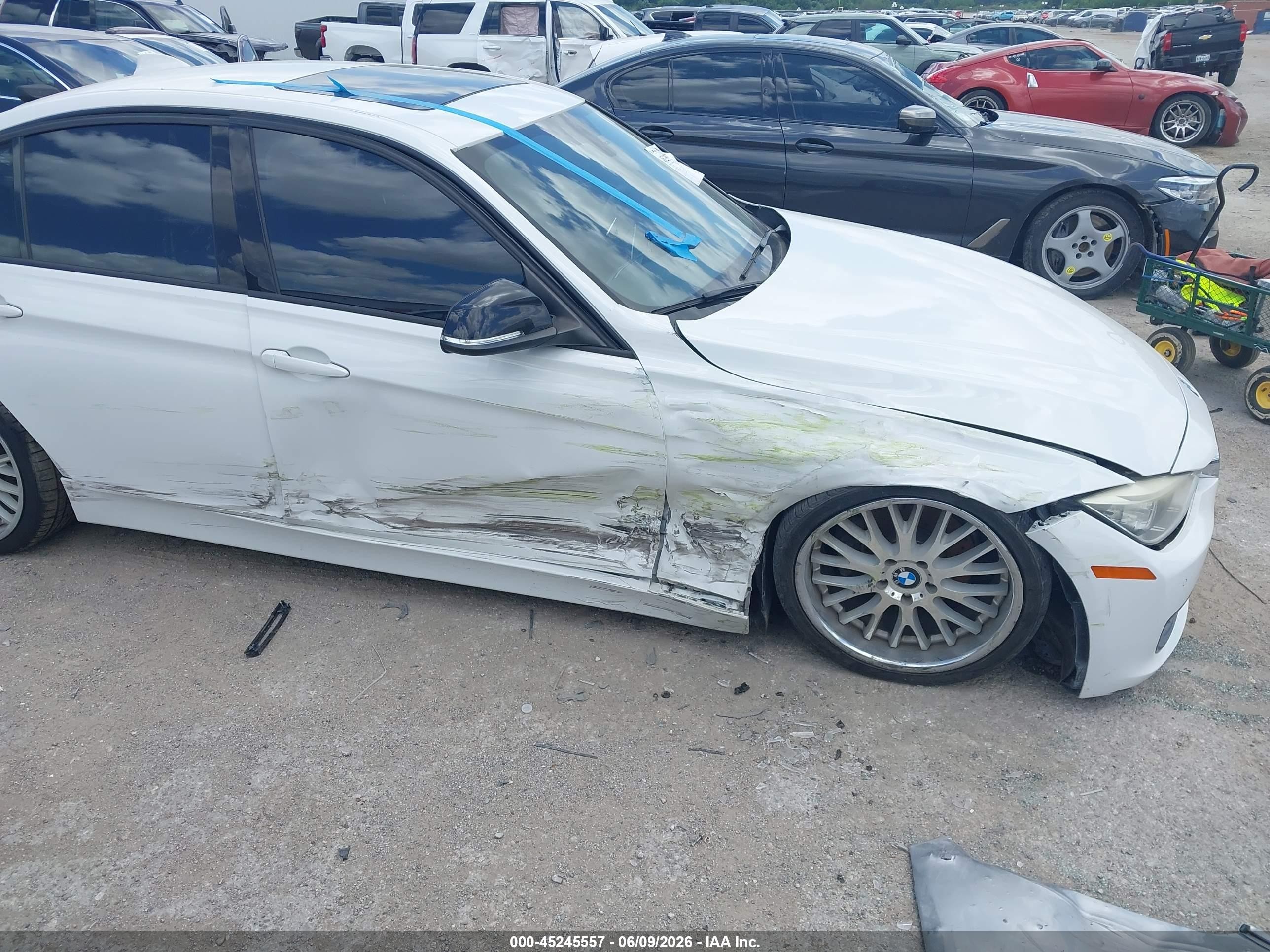 2013 Bmw 328i   Белый vin: WBA3C1G53DNR44506