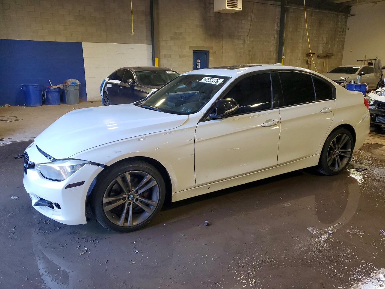 2013 Bmw 328 I Sulev Белый vin: WBA3C1G54DNR45356