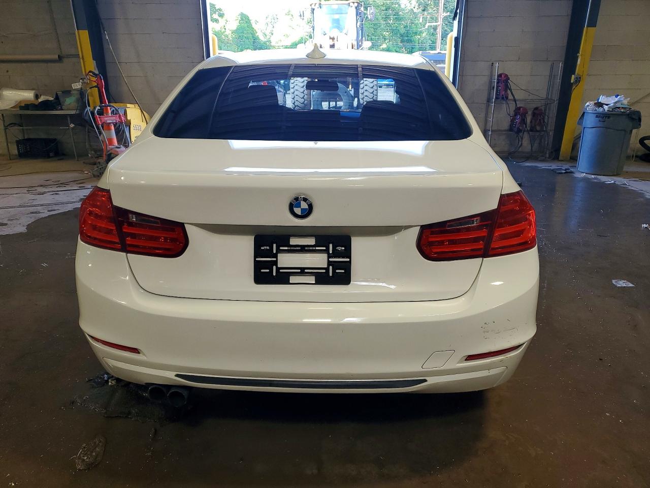 2013 Bmw 328 I Sulev White vin: WBA3C1G54DNR45356