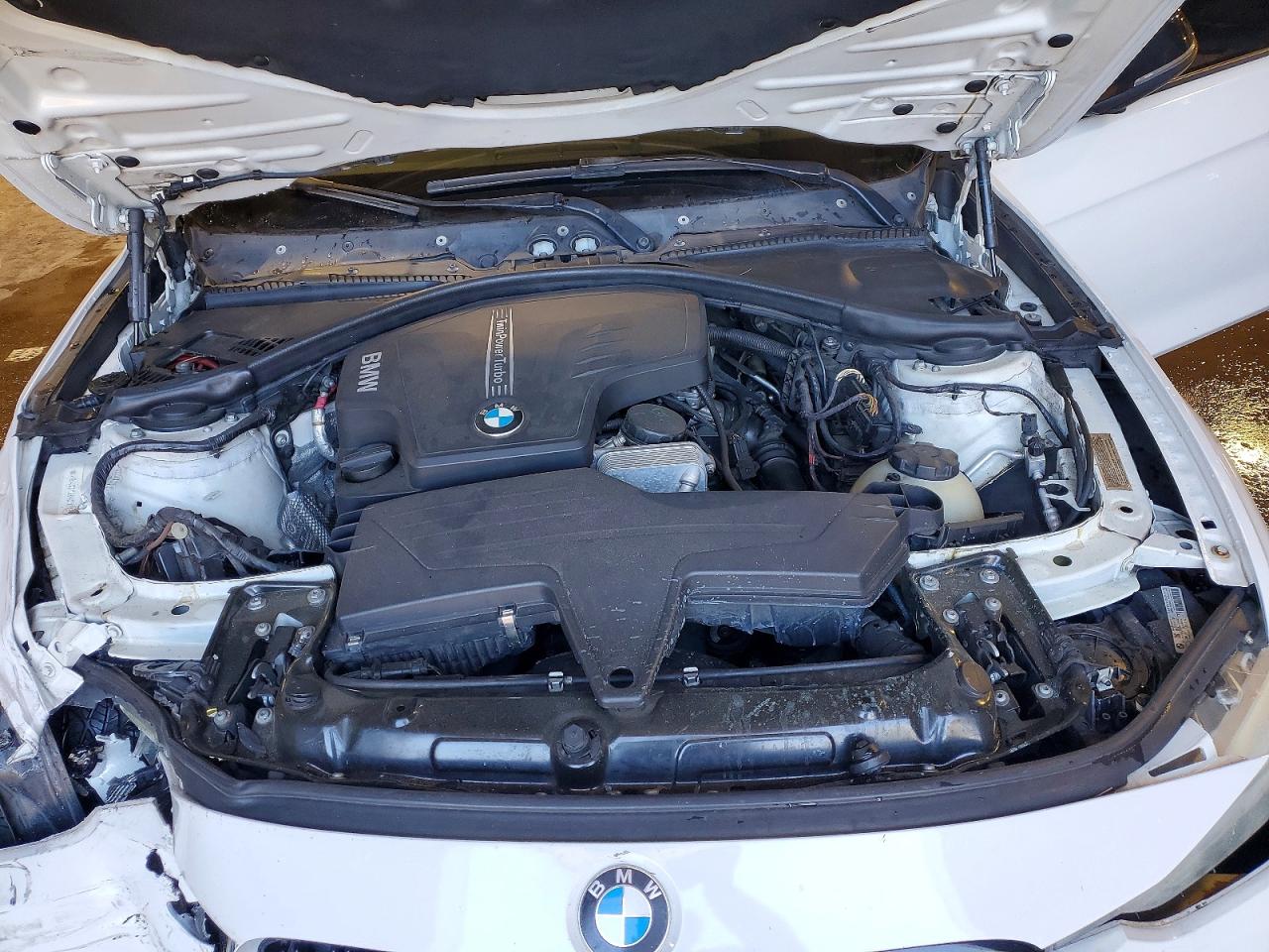 2013 Bmw 328 I Sulev White vin: WBA3C1G54DNR45356