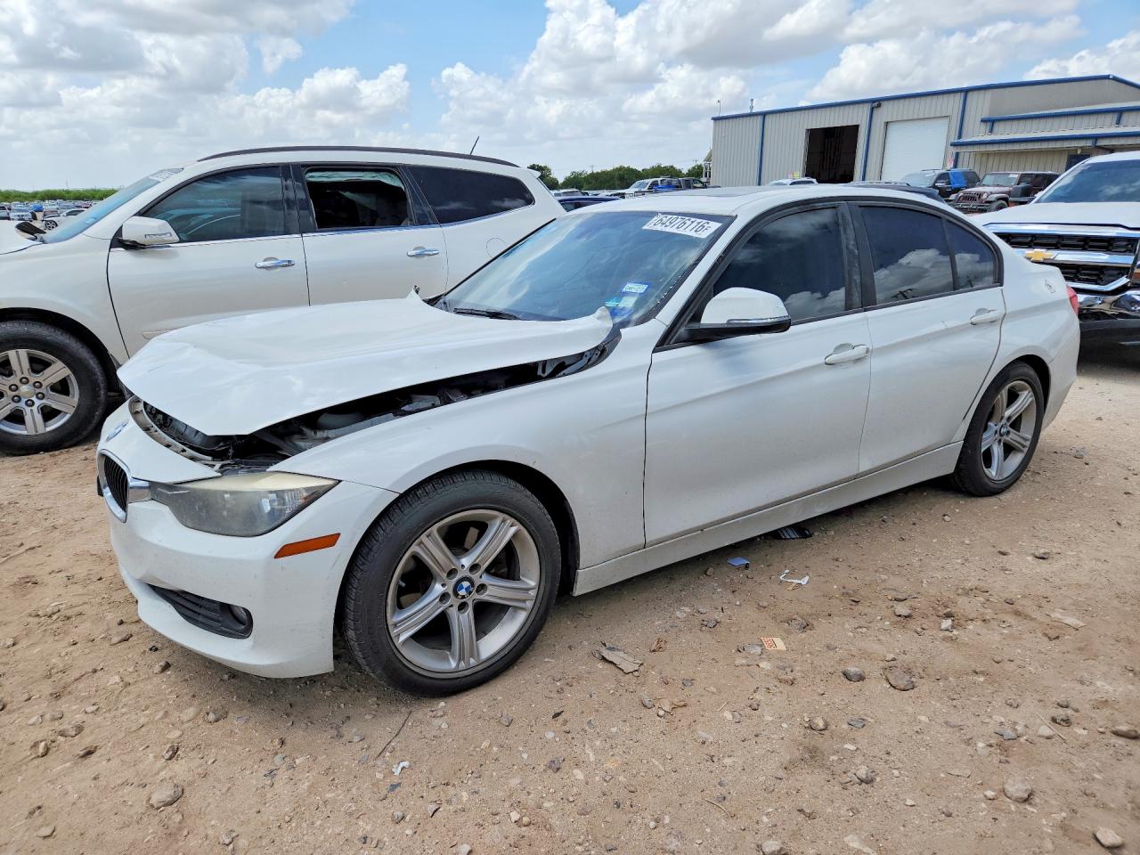 2013 Bmw 328 I Sulev White vin: WBA3C1G54DNR48659