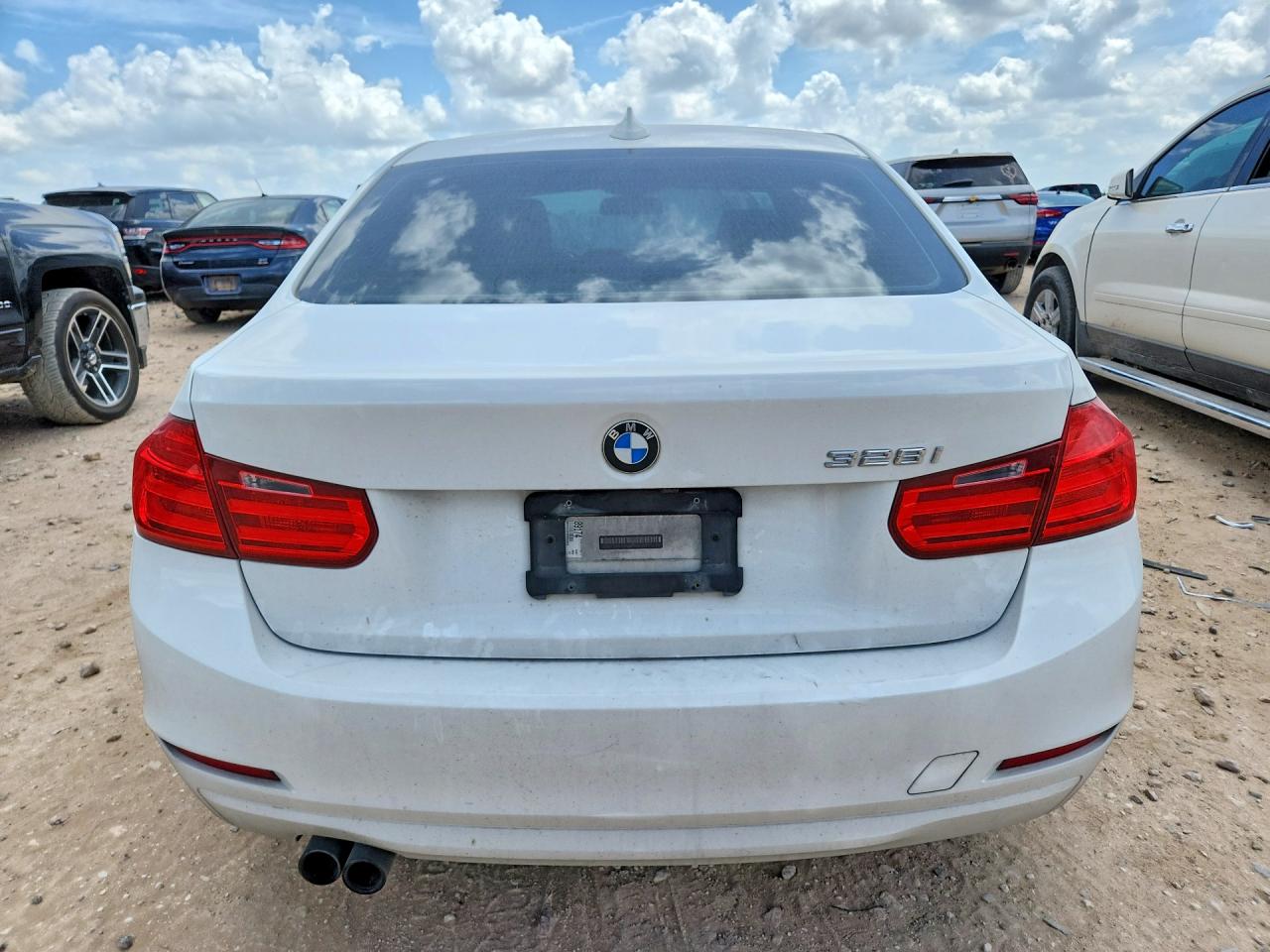 2013 Bmw 328 I Sulev White vin: WBA3C1G54DNR48659