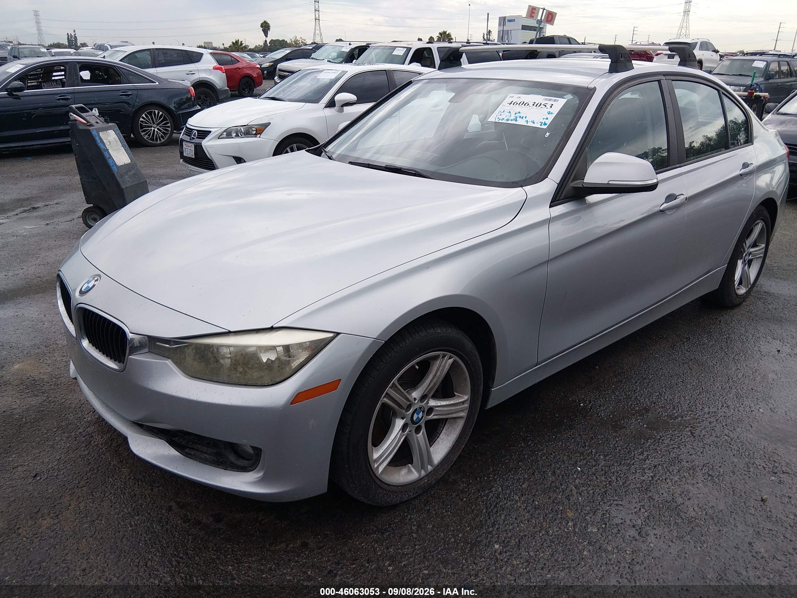 2014 Bmw 328i   Silver vin: WBA3C1G54ENR49845