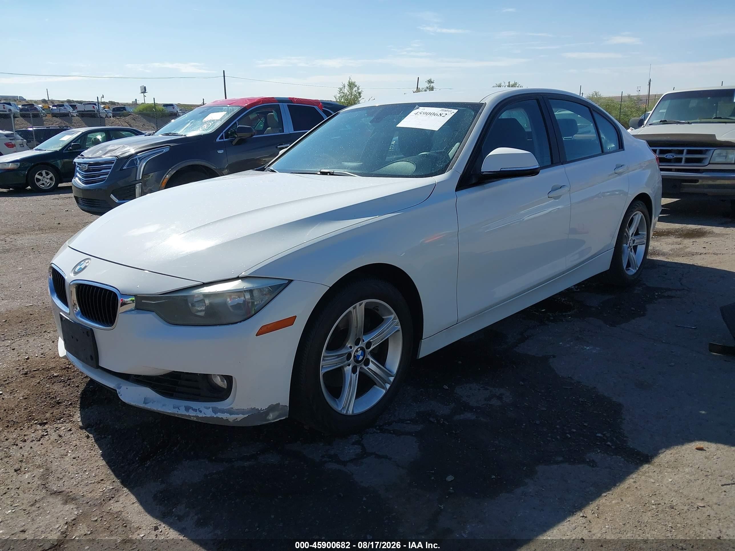 2013 Bmw 328i   White vin: WBA3C1G55DNR45236