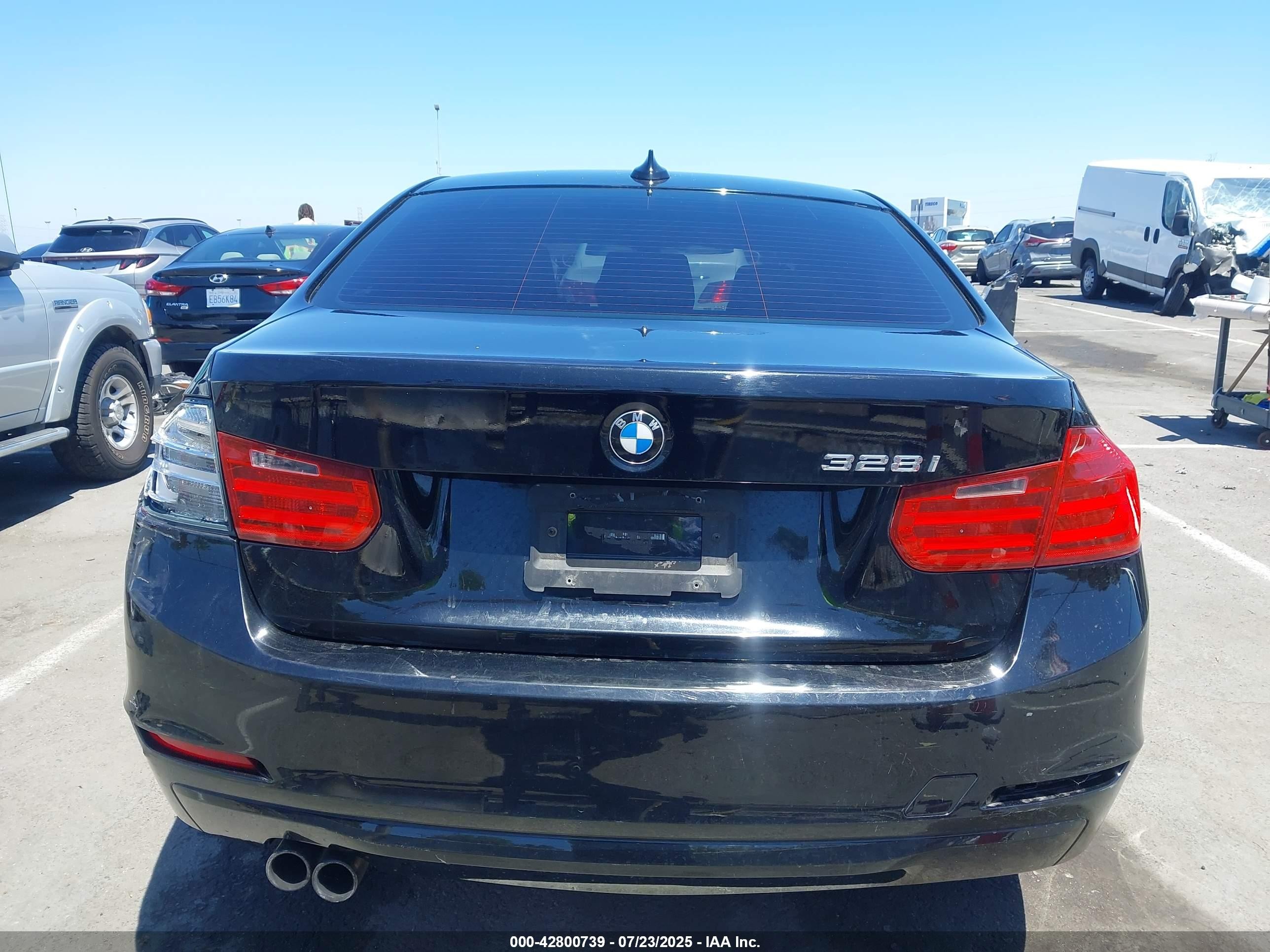 2013 Bmw 328i   Черный vin: WBA3C1G55DNR47584