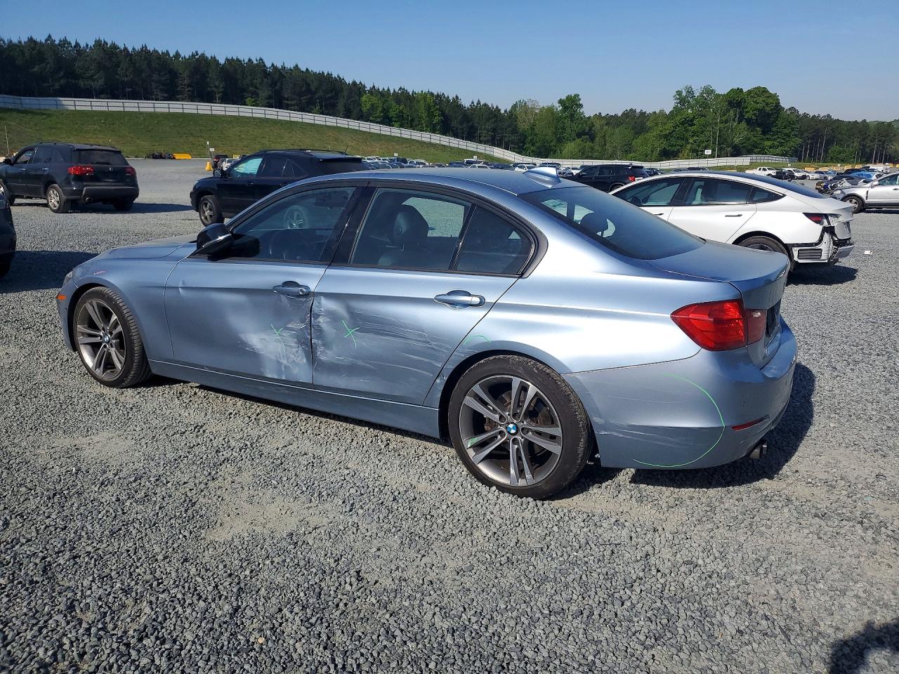 2013 Bmw 328 I Sulev Blue vin: WBA3C1G55DNR48895