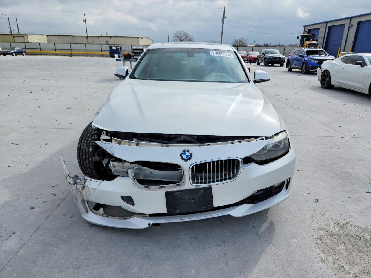 2013 Bmw 328 I Sulev White vin: WBA3C1G56DNN93848