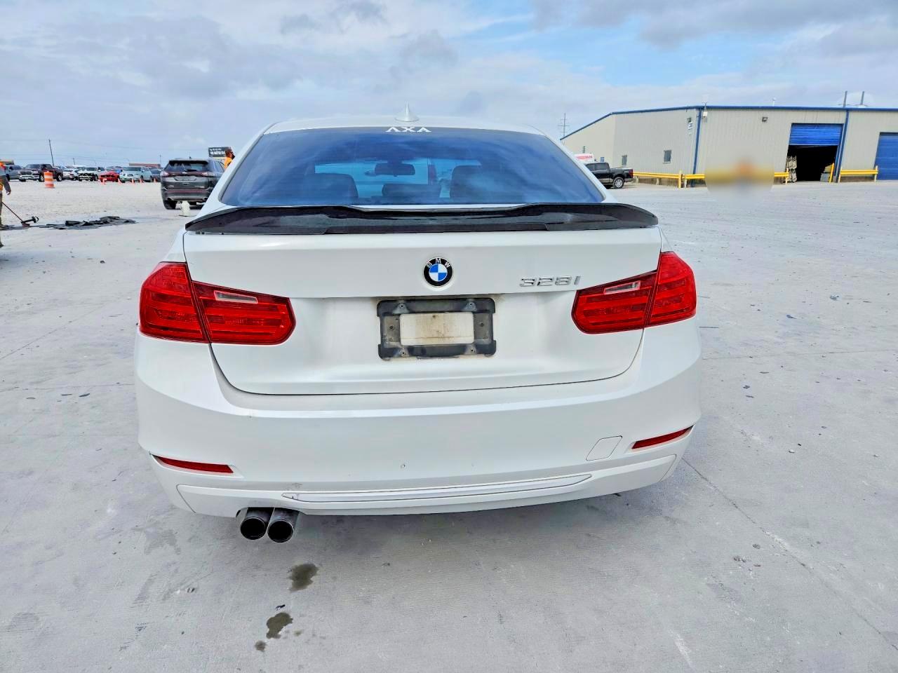 2013 Bmw 328 I Sulev White vin: WBA3C1G56DNN93848