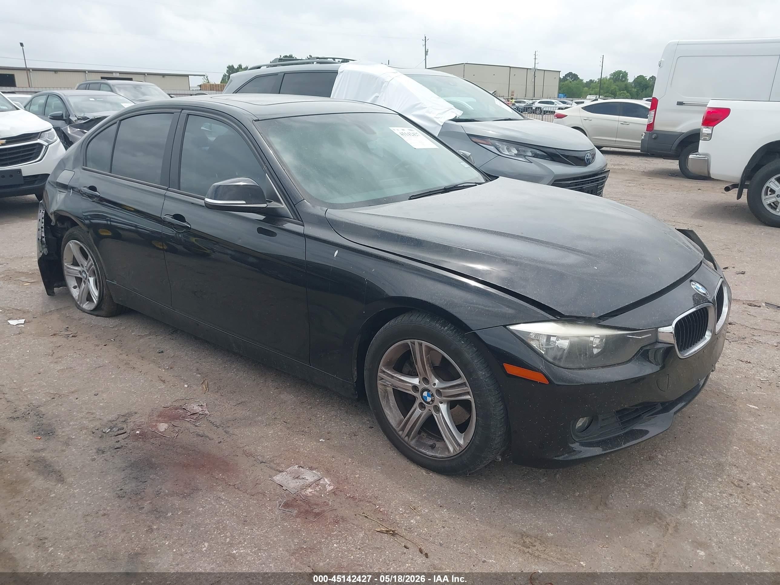 2013 Bmw 328i Black vin: WBA3C1G56DNR45021