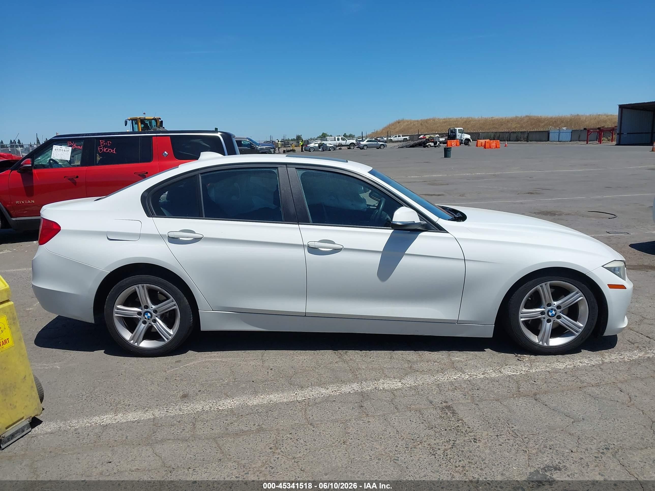 2013 Bmw 328i   White vin: WBA3C1G56DNR47013