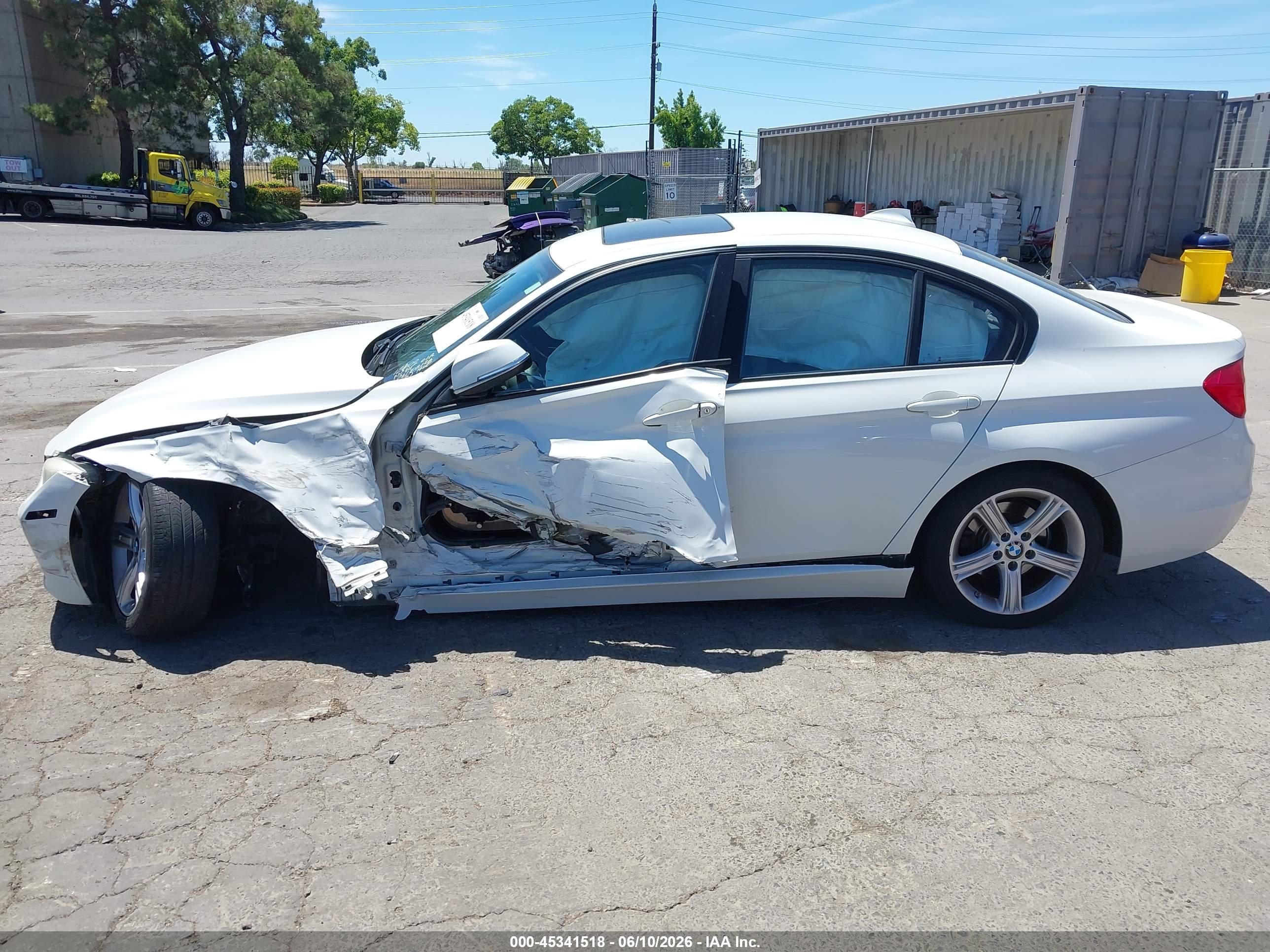 2013 Bmw 328i   White vin: WBA3C1G56DNR47013