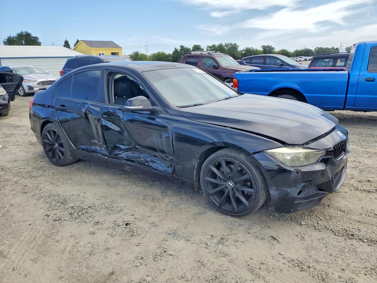 2014 Bmw 328 I Sulev Black vin: WBA3C1G56ENR50026