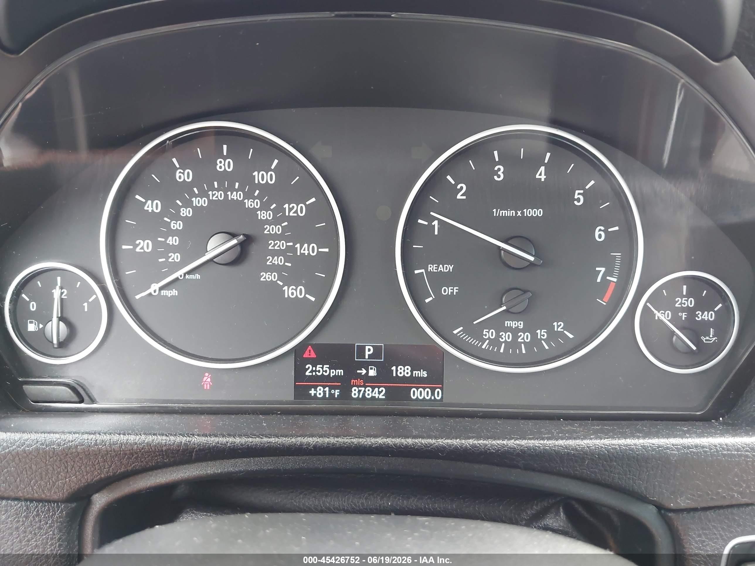 2013 Bmw 328i   Black vin: WBA3C1G57DNR45383