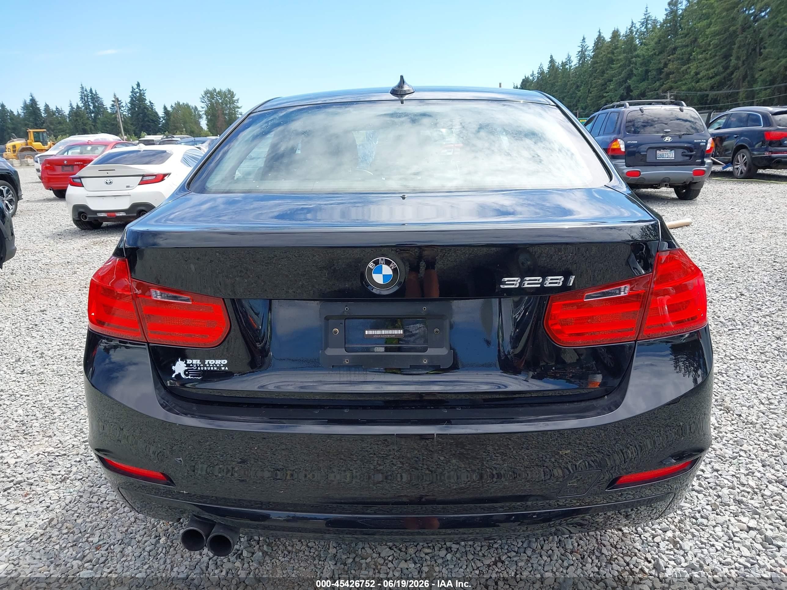 2013 Bmw 328i   Black vin: WBA3C1G57DNR45383