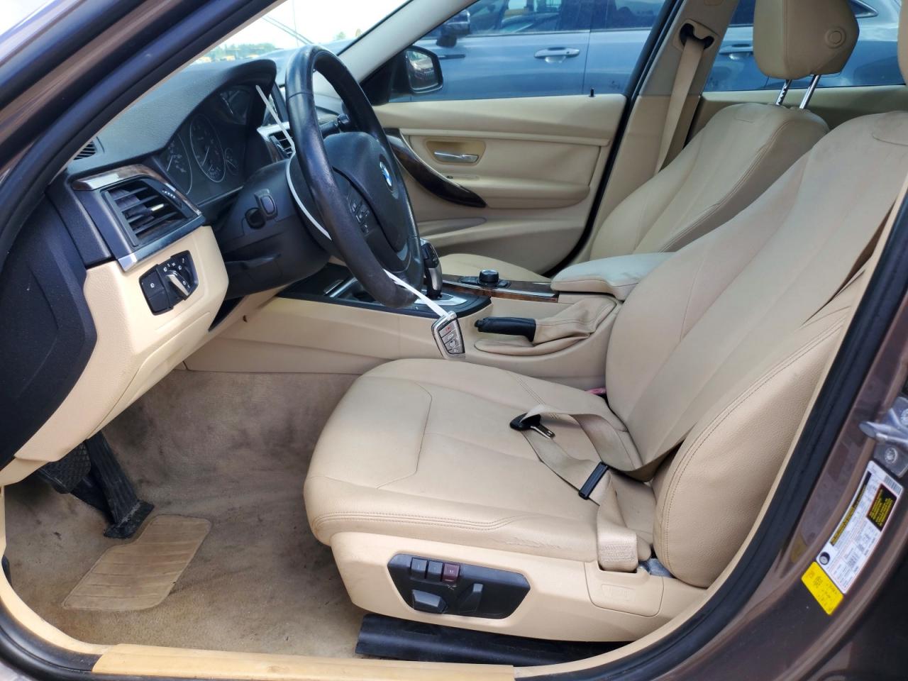 2013 Bmw 328 I Sulev Brown vin: WBA3C1G57DNR49322