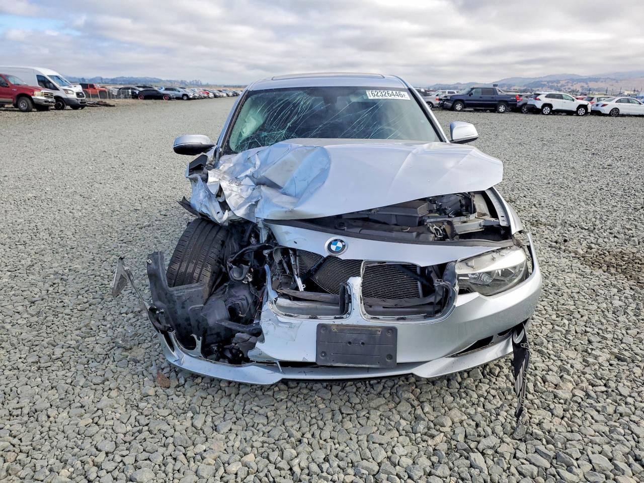 2014 Bmw 328 I Sulev Silver vin: WBA3C1G59ENR49811
