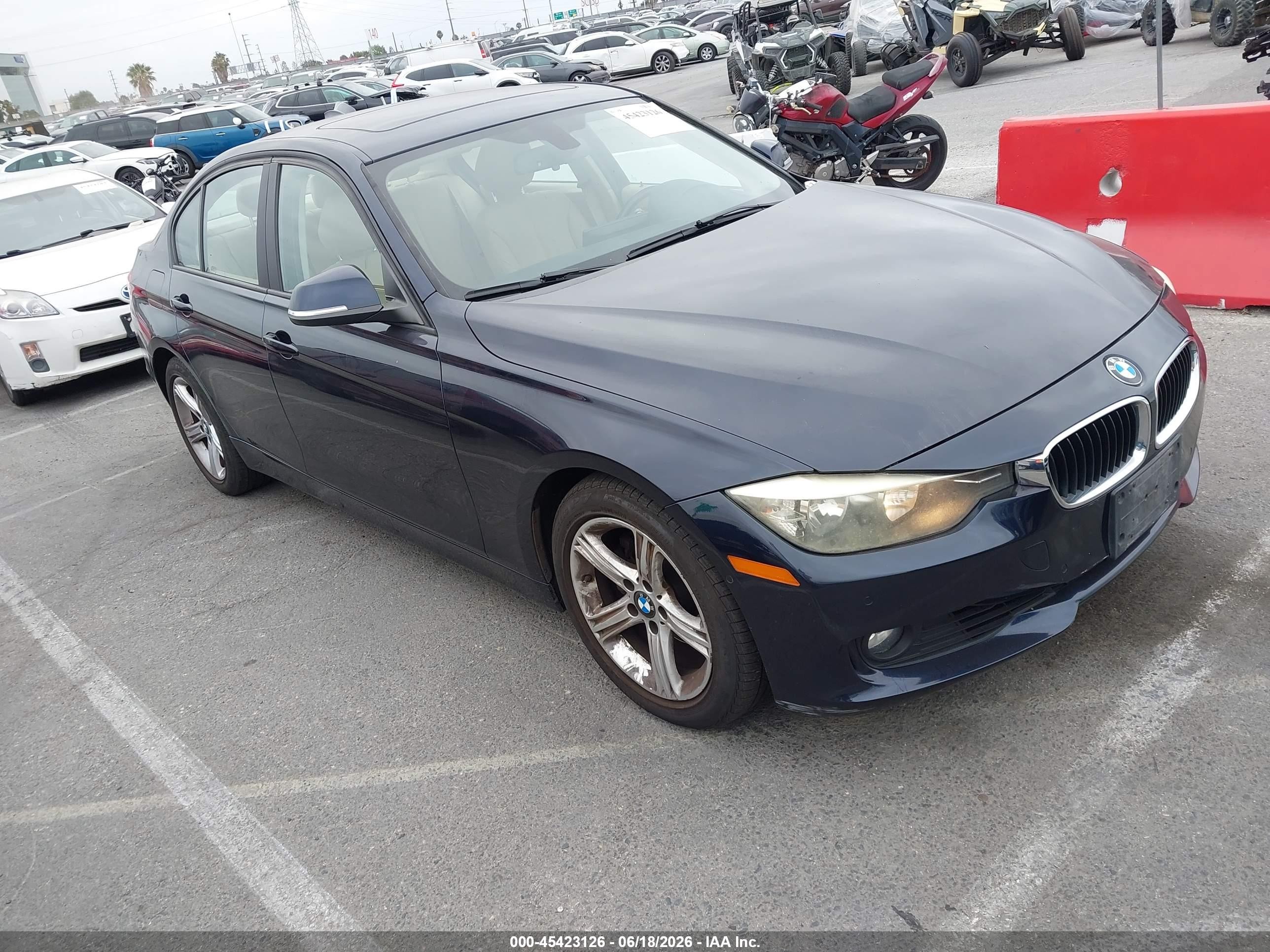 2013 Bmw 328i Dark Blue vin: WBA3C1G5XDNN93495