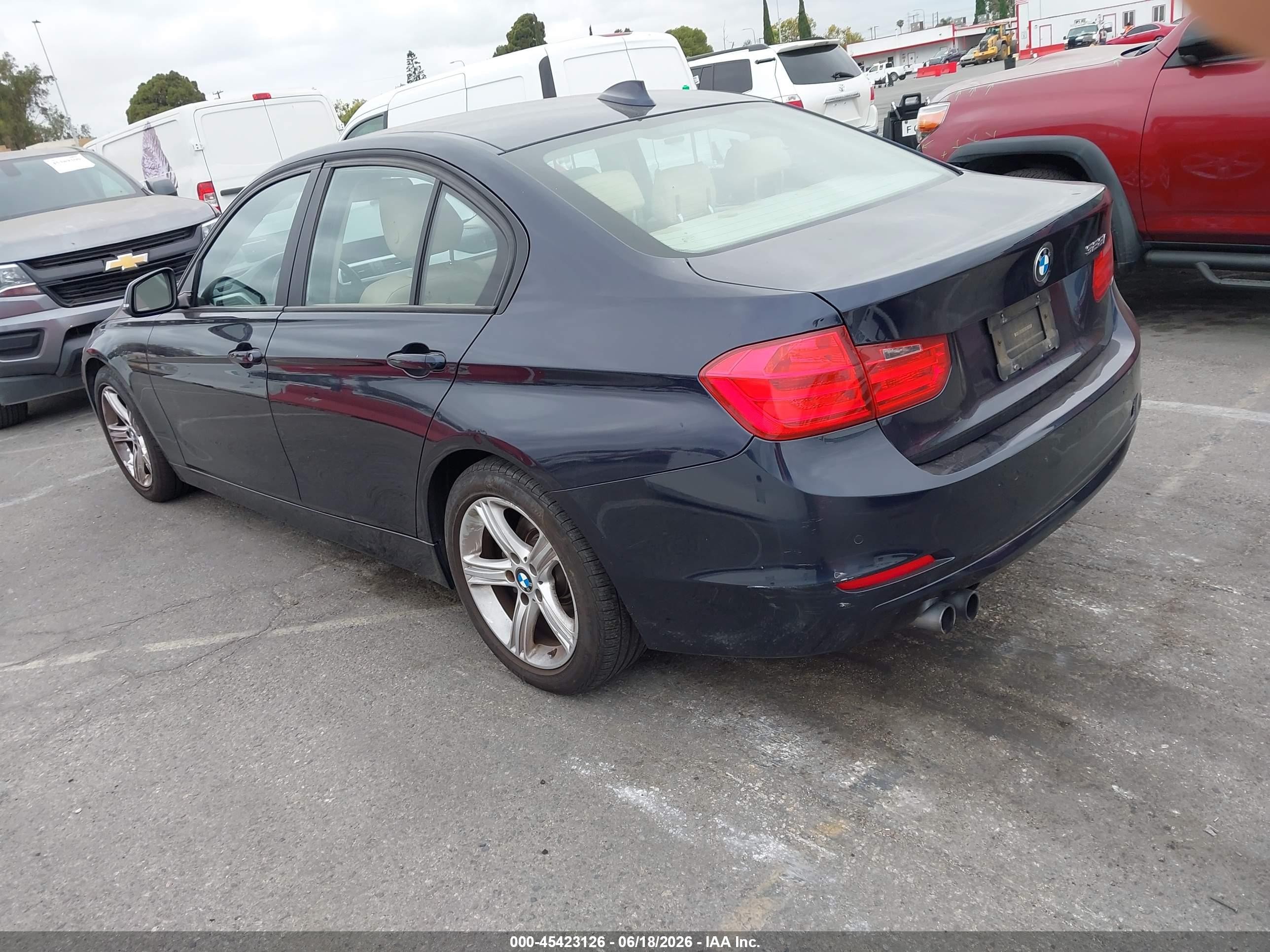 2013 Bmw 328i Dark Blue vin: WBA3C1G5XDNN93495