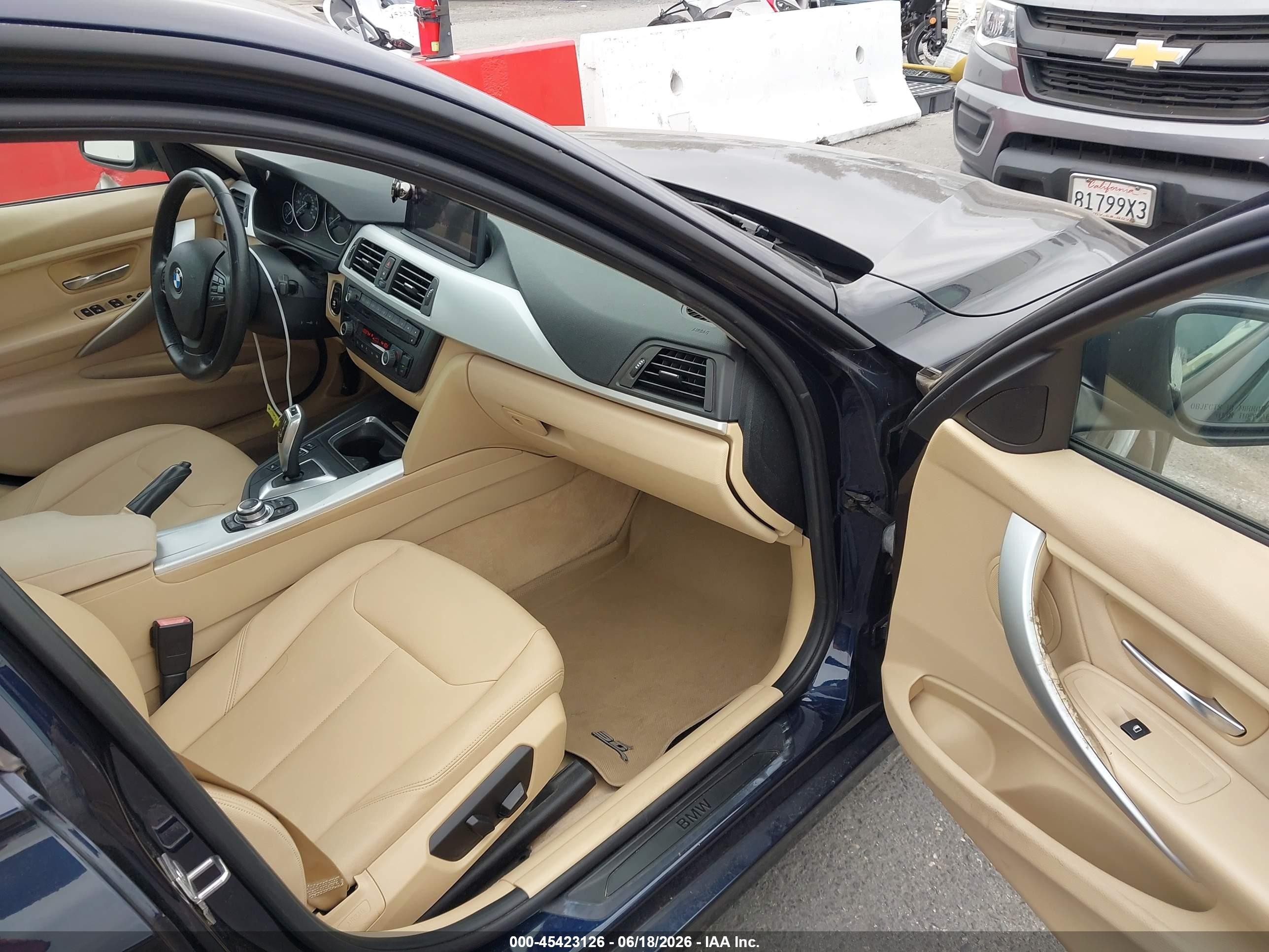 2013 Bmw 328i Dark Blue vin: WBA3C1G5XDNN93495