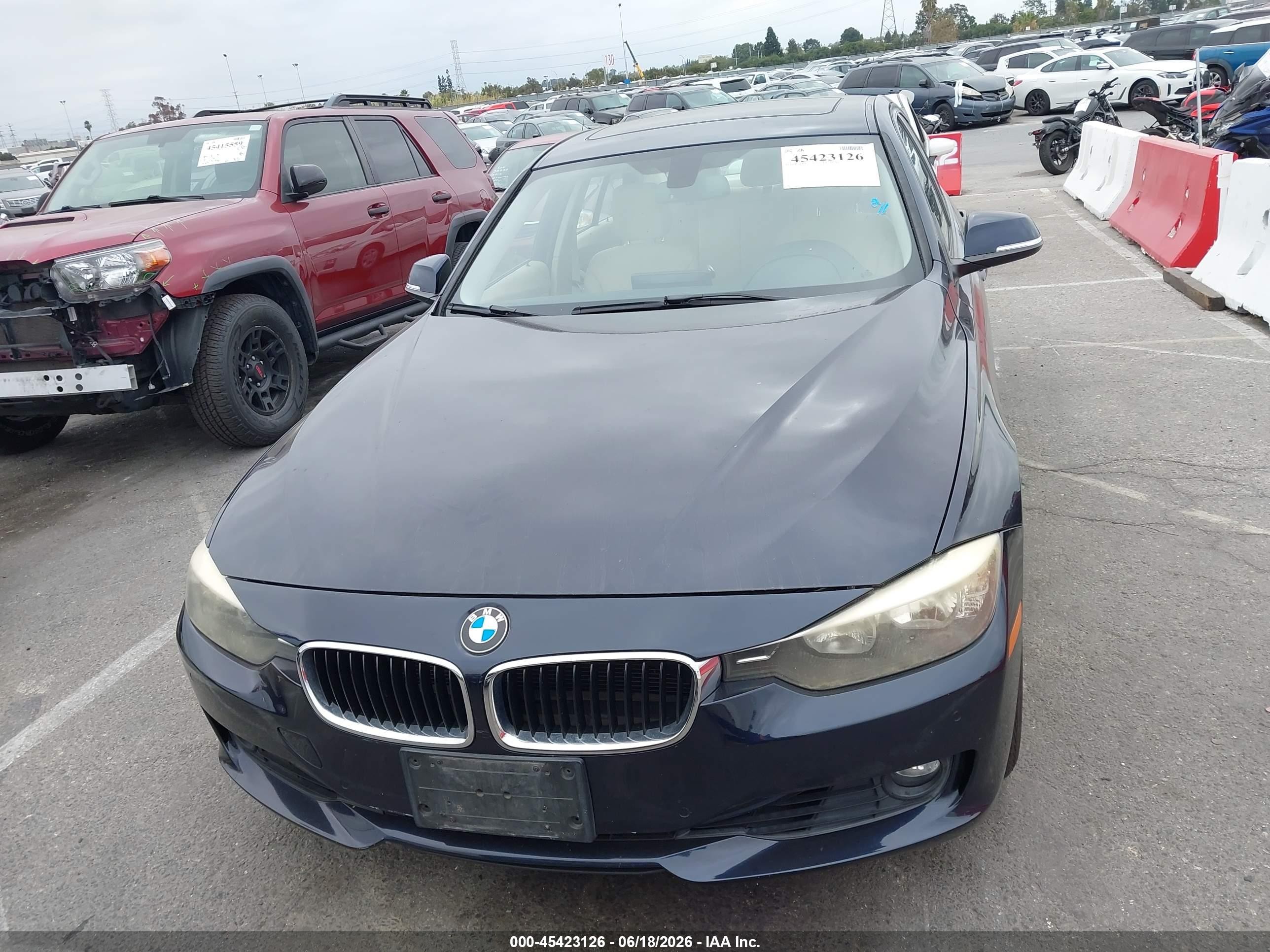 2013 Bmw 328i Dark Blue vin: WBA3C1G5XDNN93495