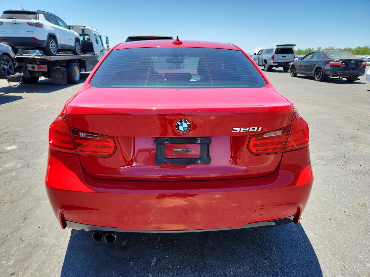 2013 Bmw 328 I Sulev Red vin: WBA3C1G5XDNR47337