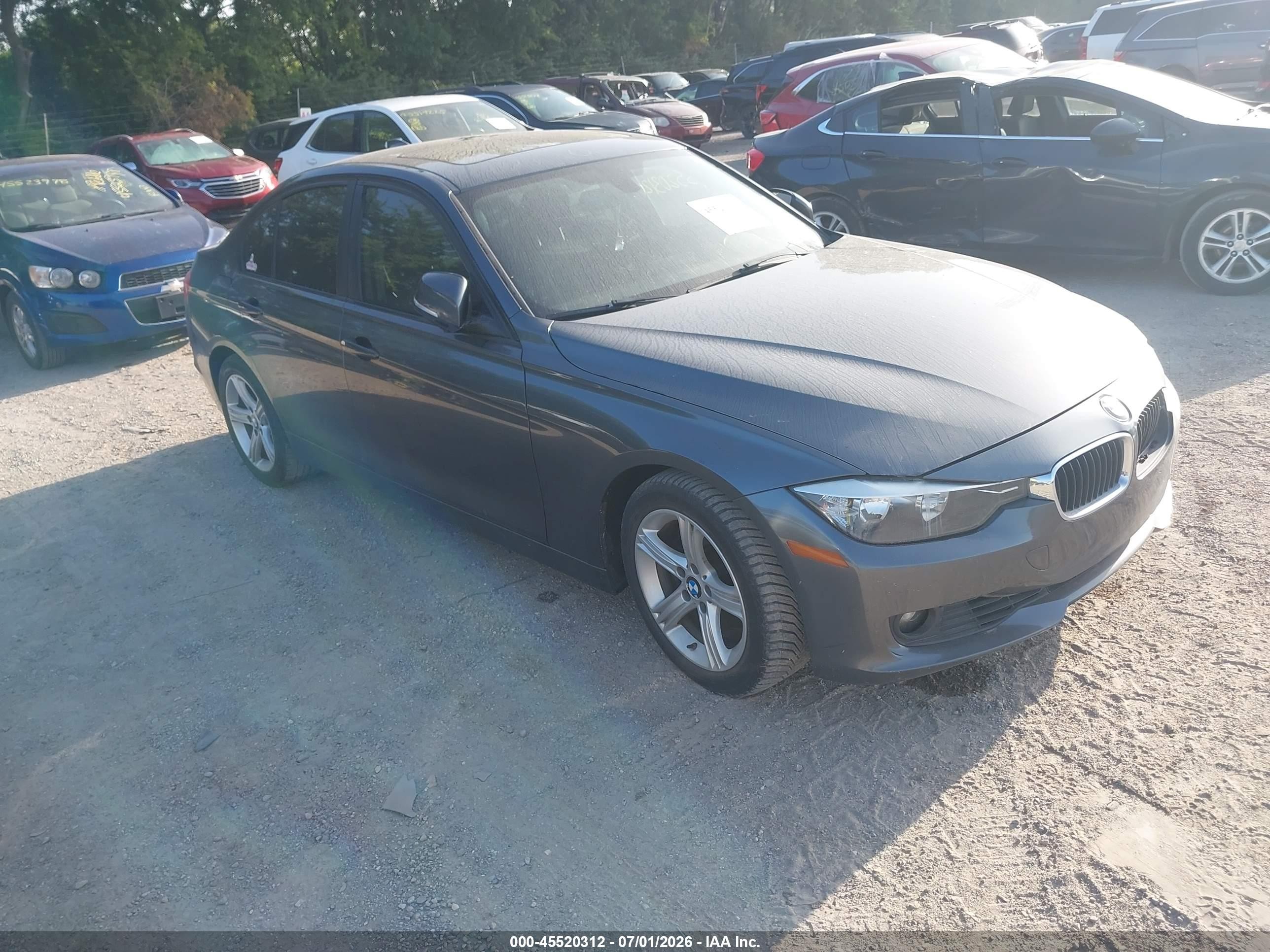 2013 Bmw 328i   Gray vin: WBA3C1G5XDNR48312