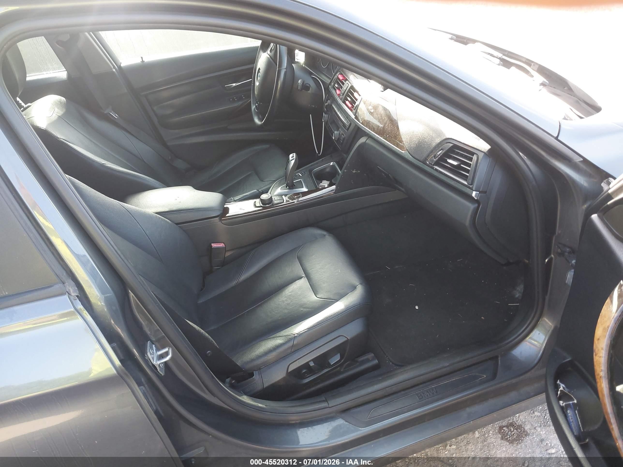 2013 Bmw 328i Gray vin: WBA3C1G5XDNR48312