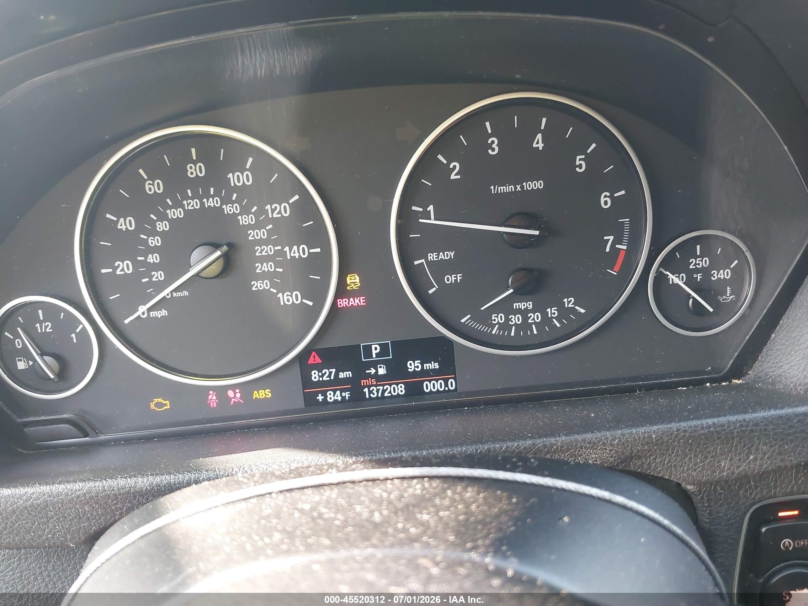 2013 Bmw 328i Gray vin: WBA3C1G5XDNR48312