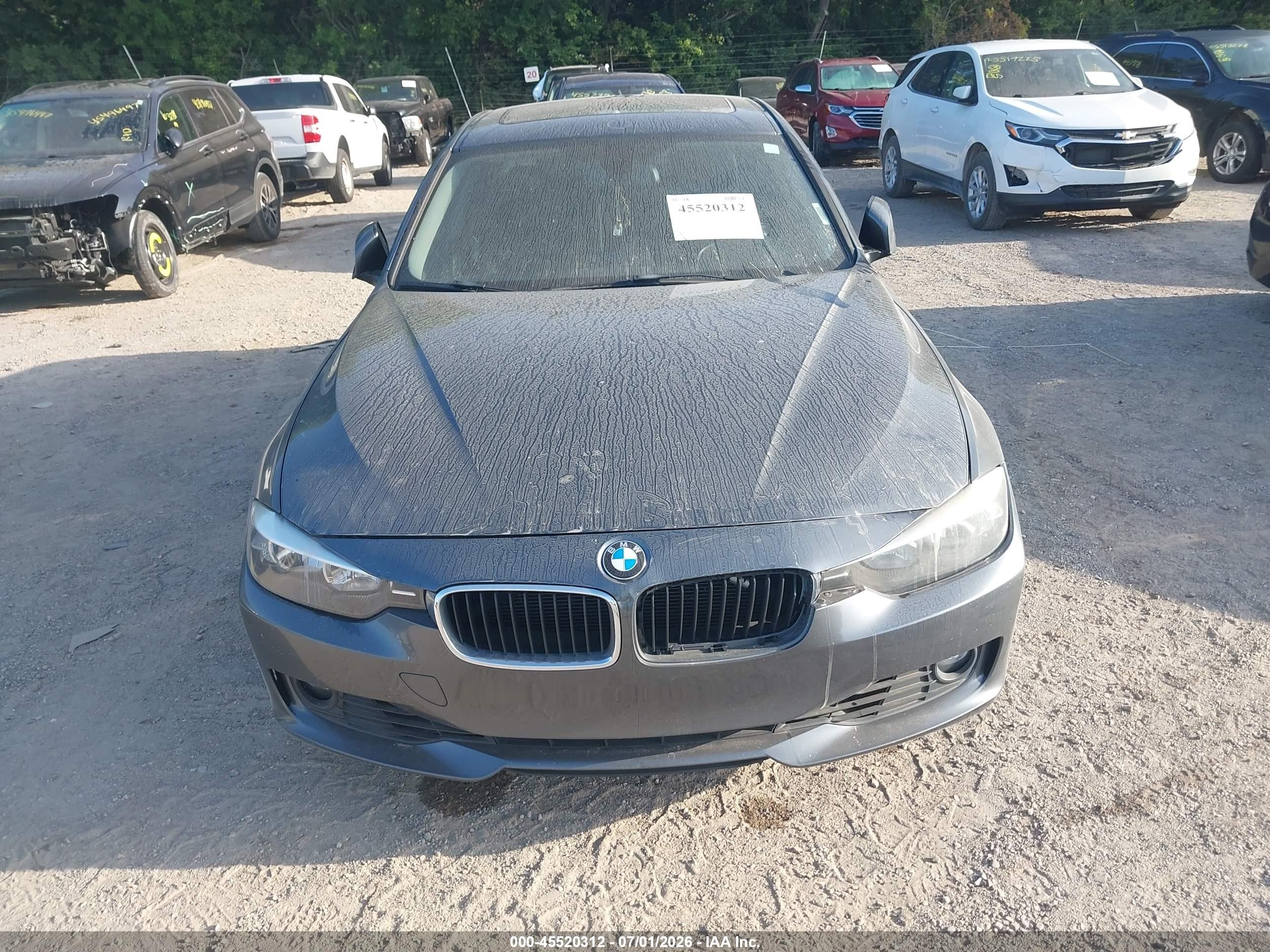 2013 Bmw 328i Gray vin: WBA3C1G5XDNR48312