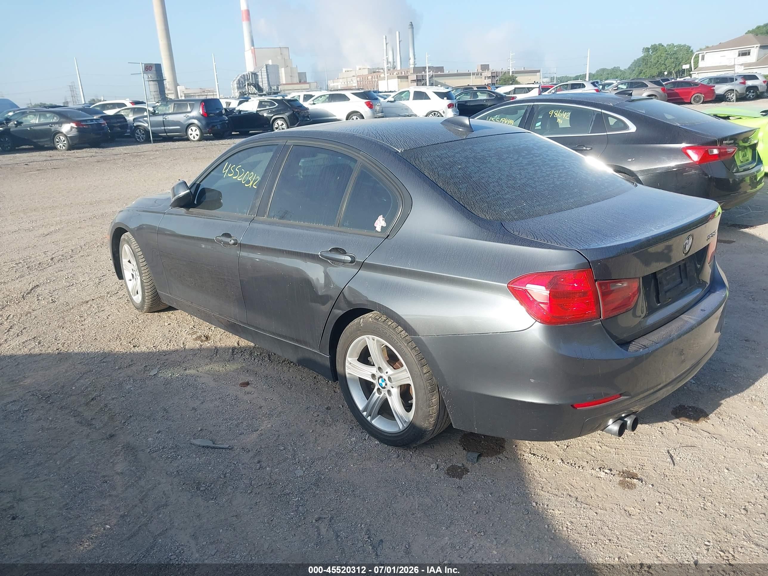 2013 Bmw 328i Gray vin: WBA3C1G5XDNR48312