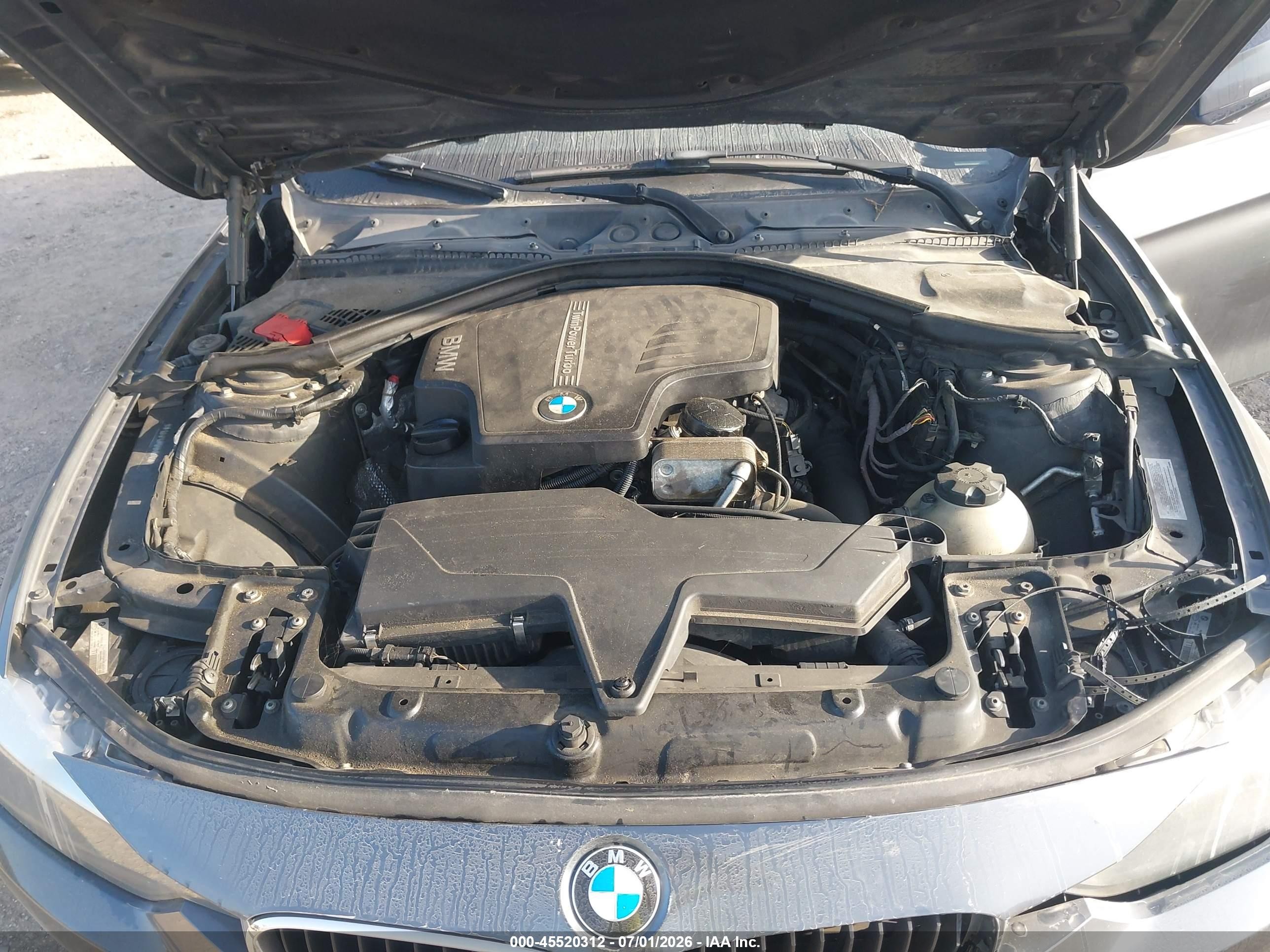 2013 Bmw 328i Gray vin: WBA3C1G5XDNR48312