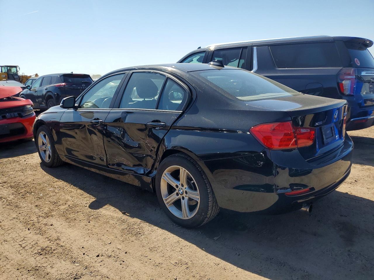 2014 Bmw 320 I Xdrive Black vin: WBA3C3C50EF985219